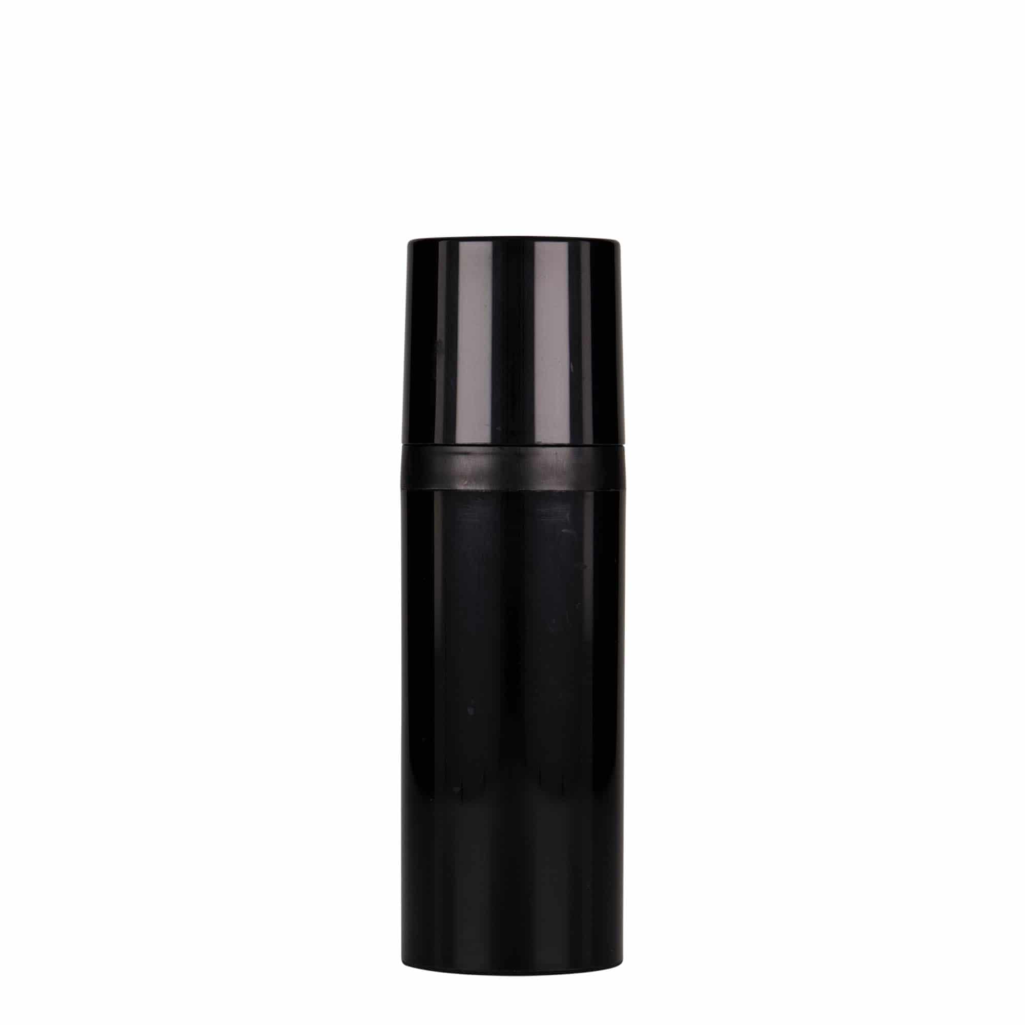 50 ml Dispenser Airless 'Mezzo', plastica PP, nero