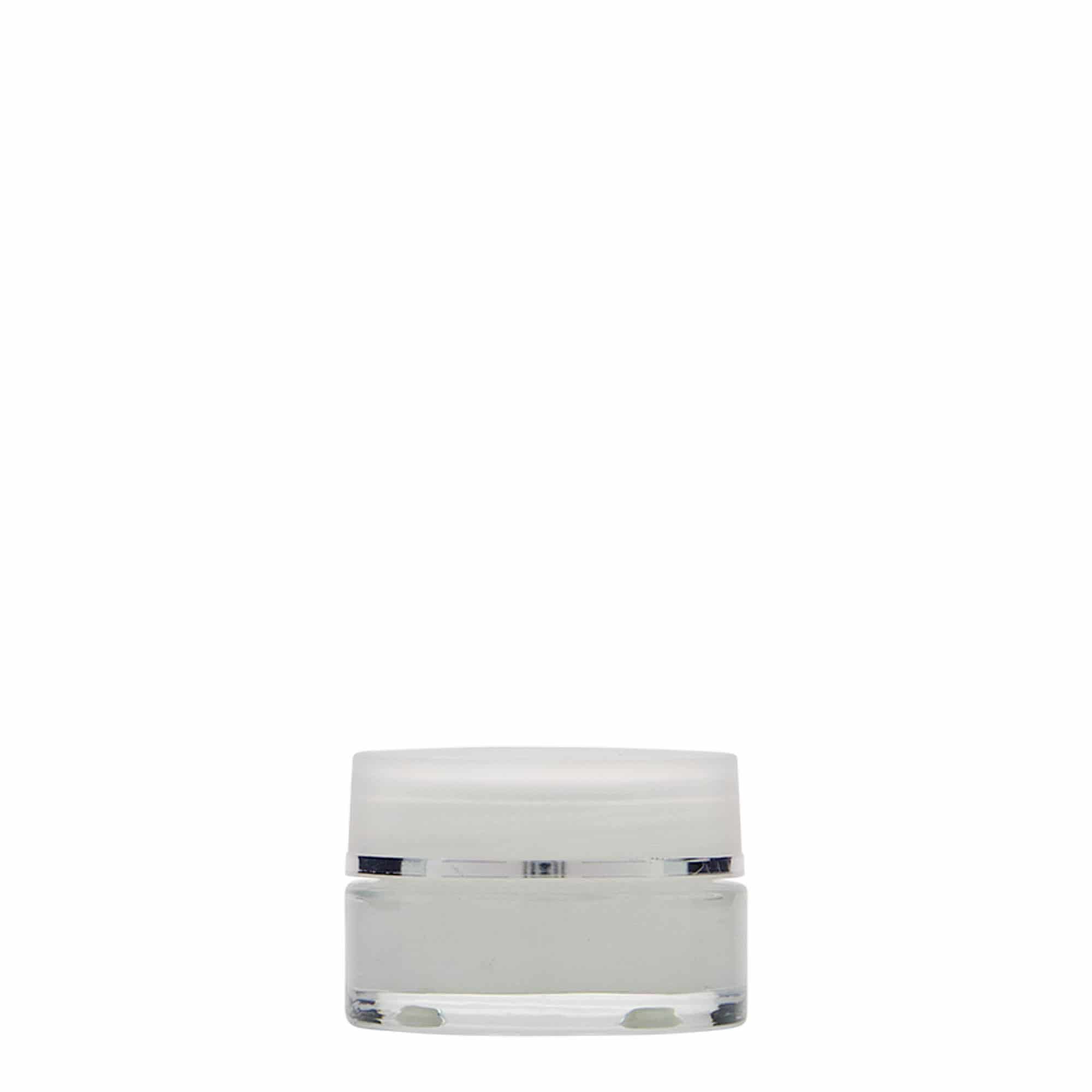 15 ml barattolo 'Clear Edition', vetro, bocca: chiusura a vite