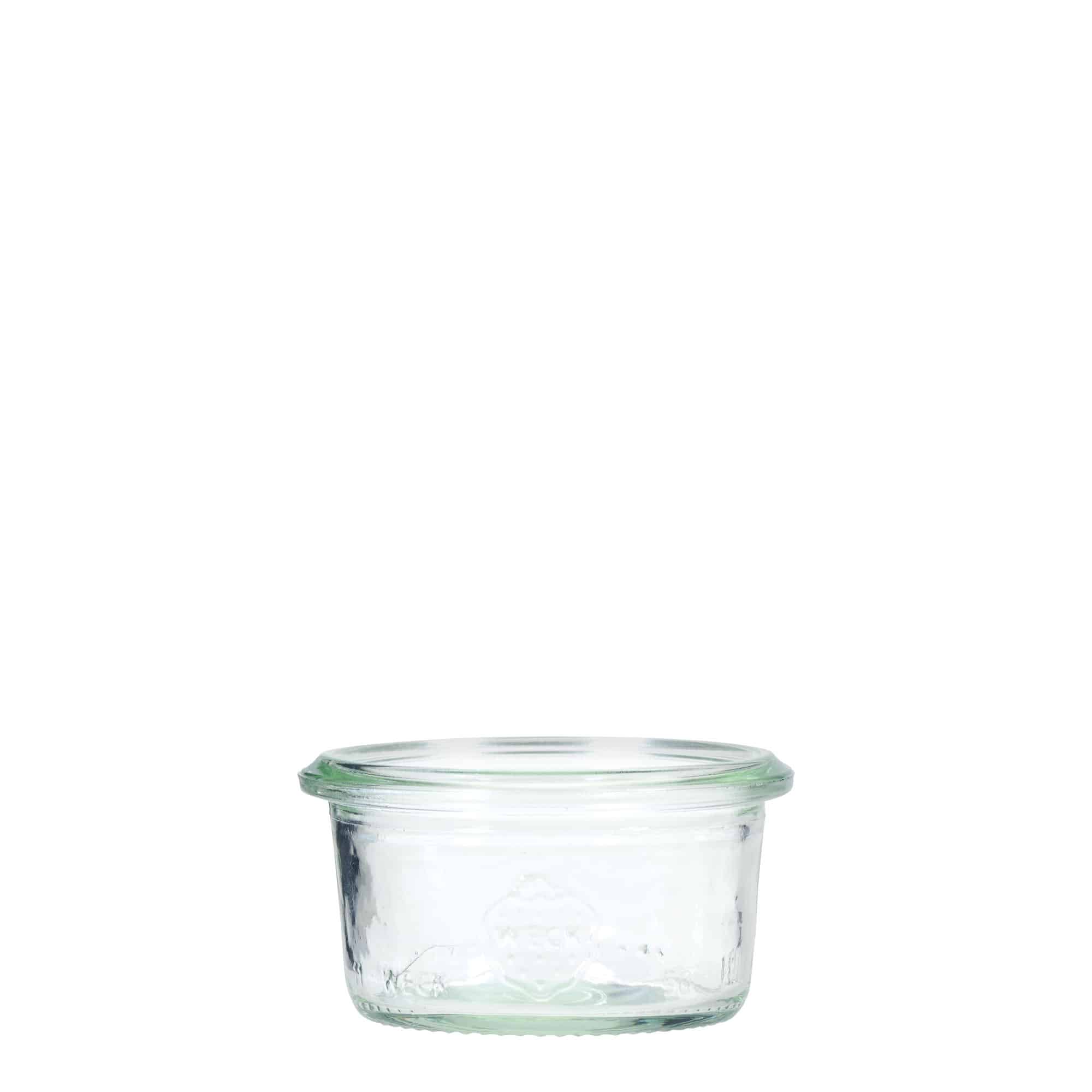 50 ml Vasetto WECK Dritto, vetro, imboccatura: bordo rotondo 50 ml Vasetto WECK Dritto, vetro, imboccatura: bordo rotondo