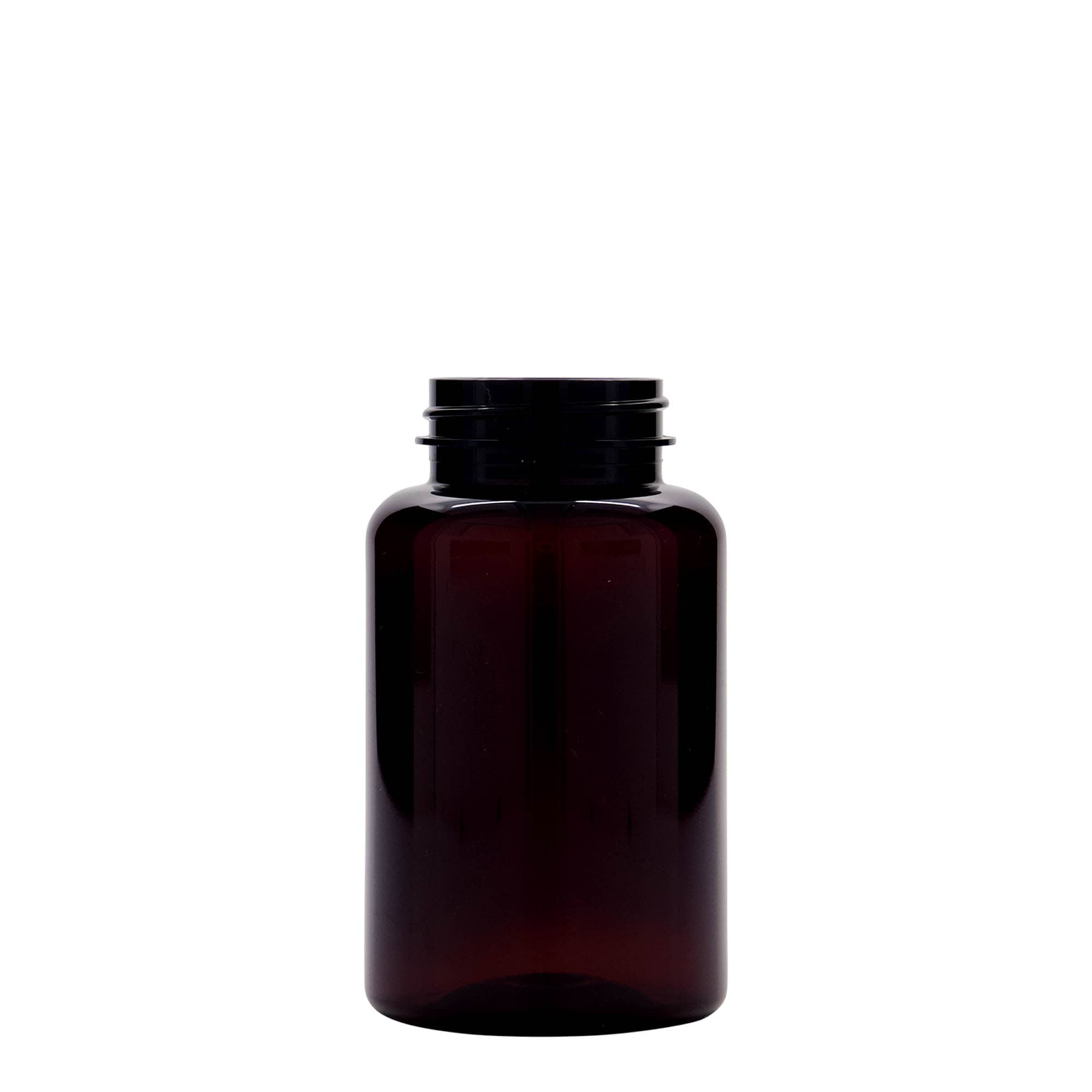 250 ml contenitore PET, plastica, marrone, bocca: 45/400