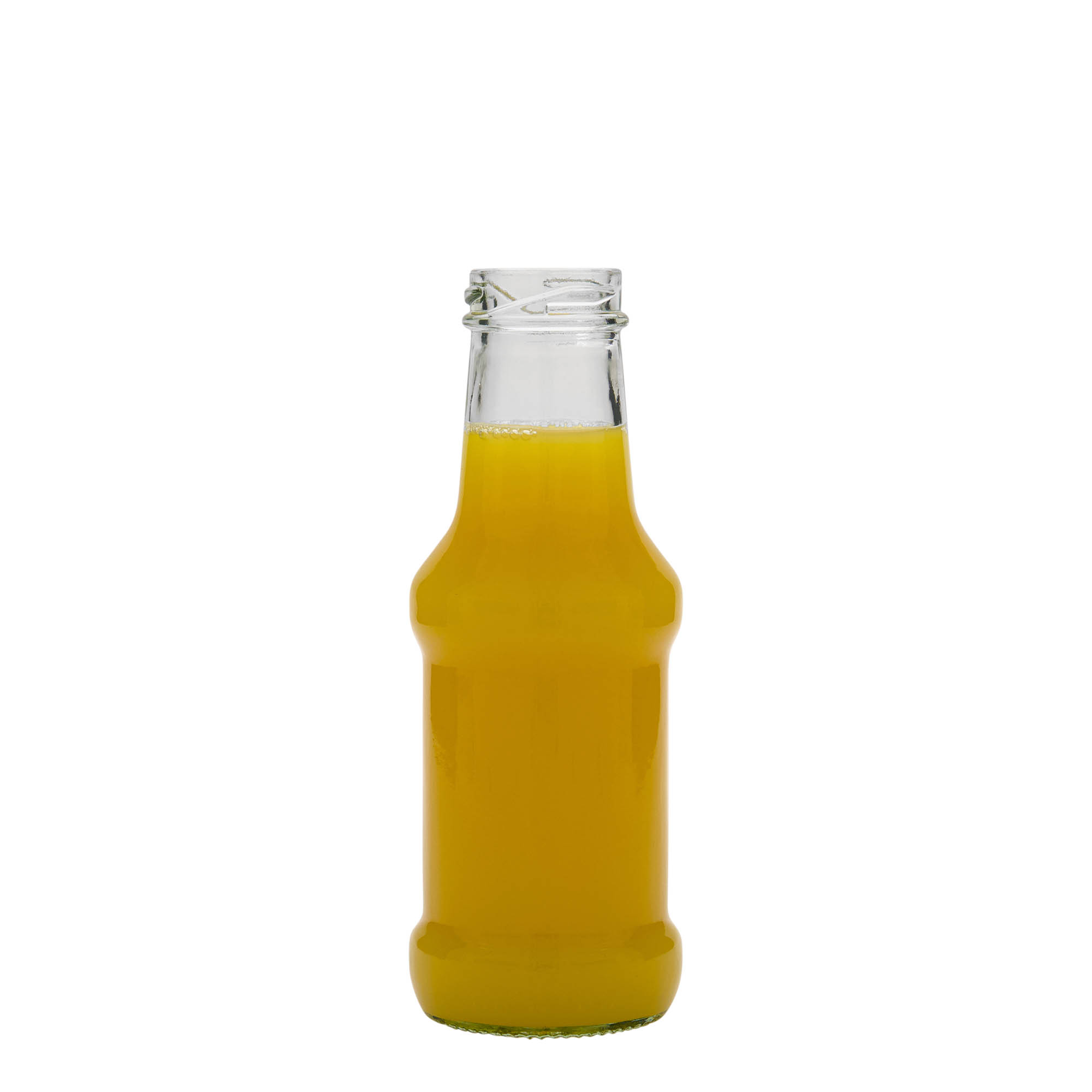 Bottiglia per salsa da 250 ml, vetro, bocca: Twist-Off (TO 38) Bottiglia per salsa da 250 ml, vetro, bocca: Twist-Off (TO 38)