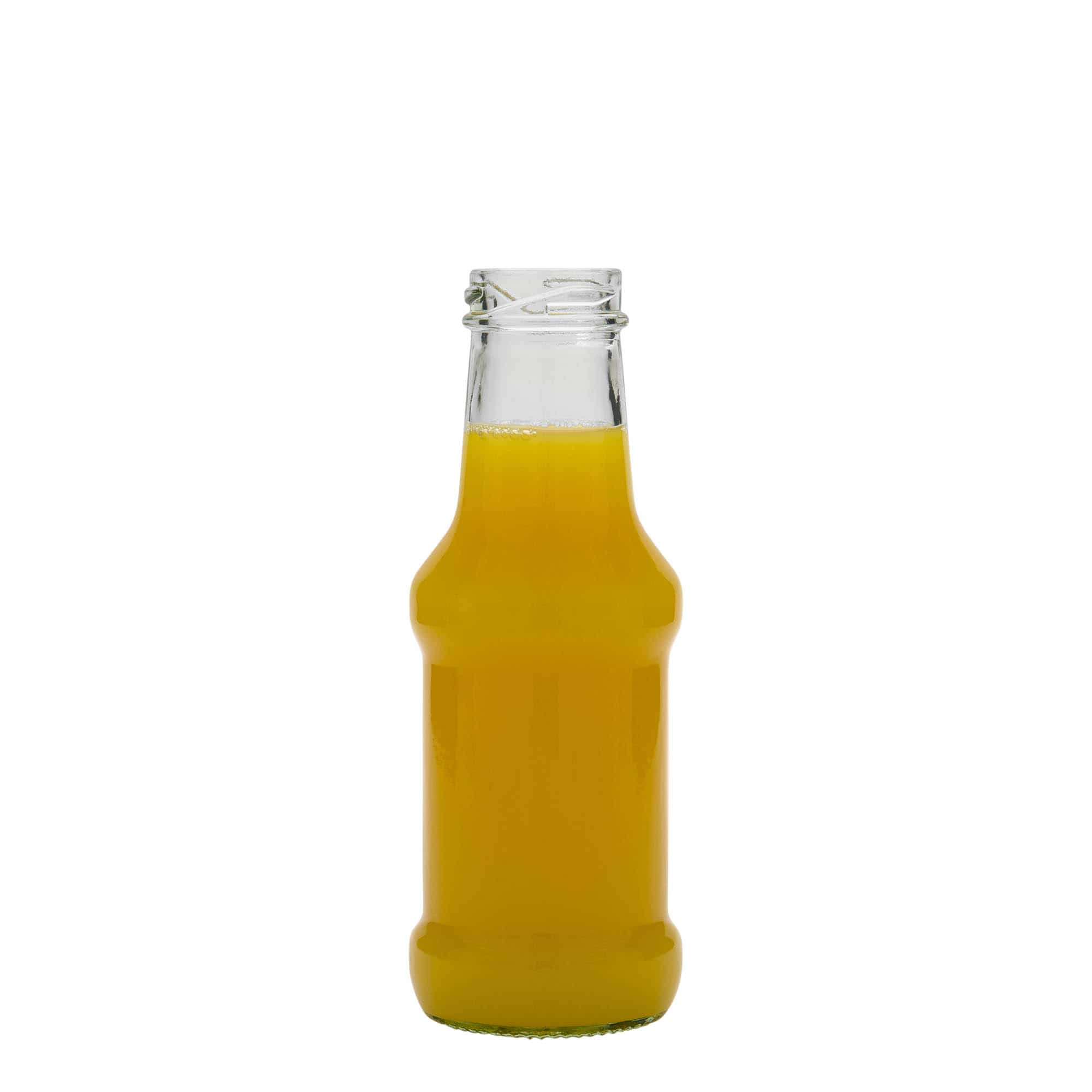 Bottiglia per salsa da 250 ml, vetro, bocca: Twist-Off (TO 38)