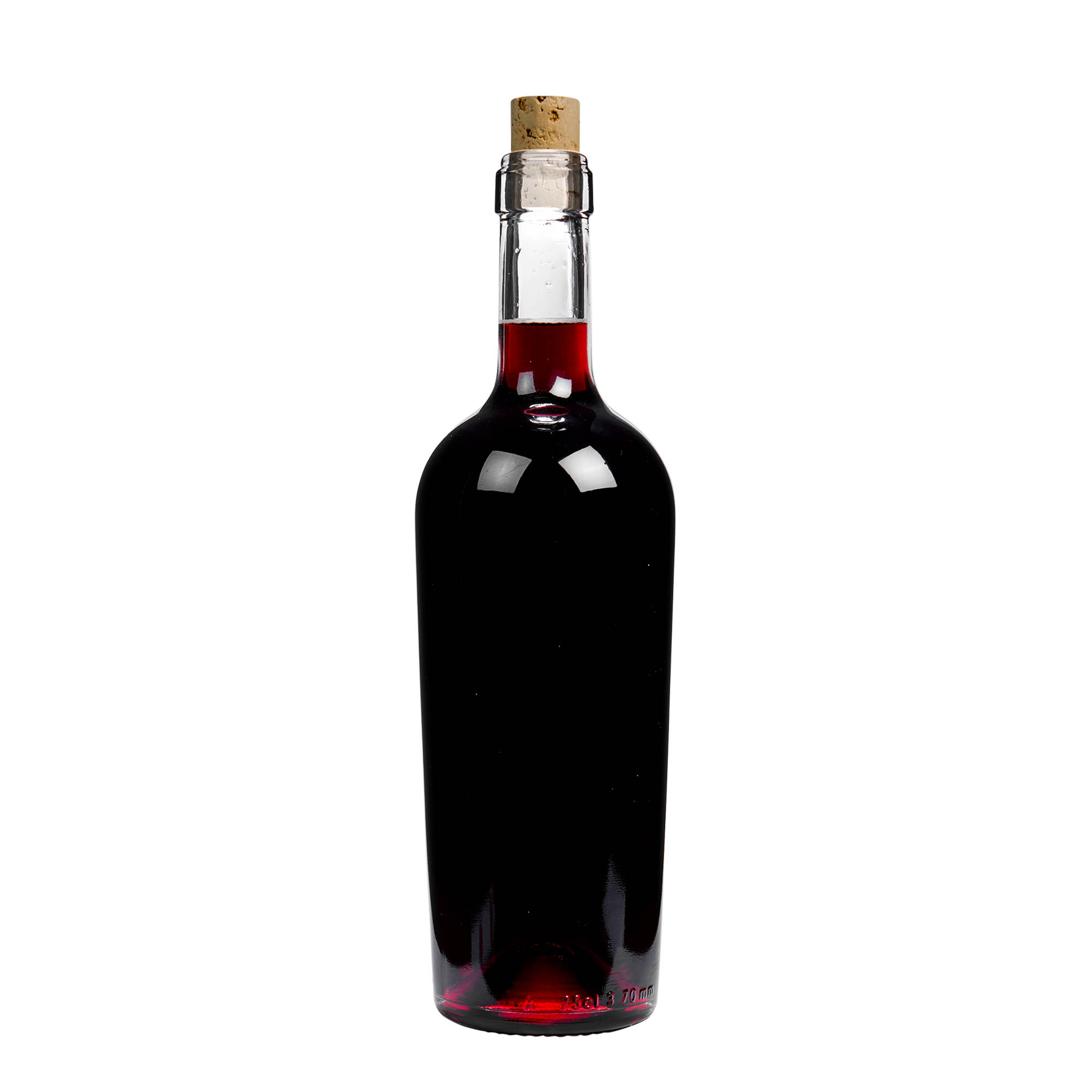 Bottiglia di vino da 750 ml 'Imperiale', bocca: sughero Bottiglia di vino da 750 ml 'Imperiale', bocca: sughero