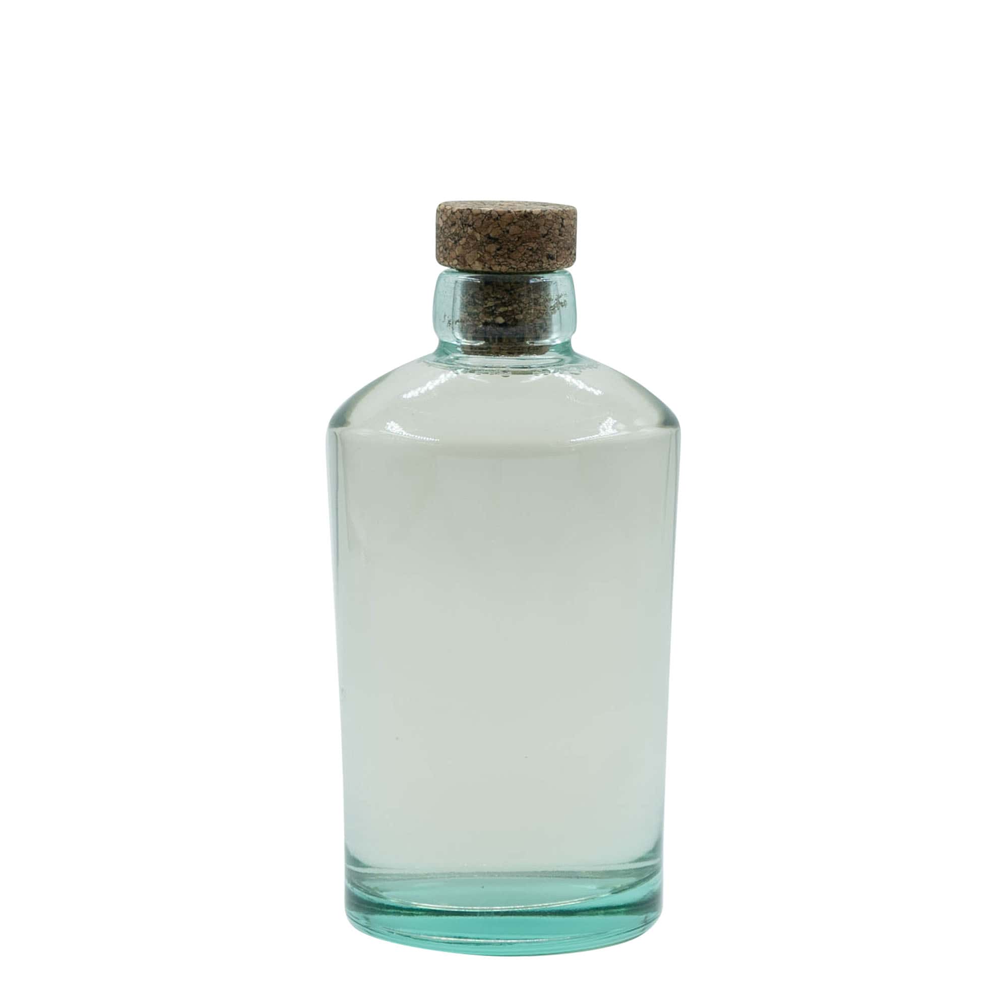 Bottiglia di vetro da 500 ml 'Barrel', bocca: sughero