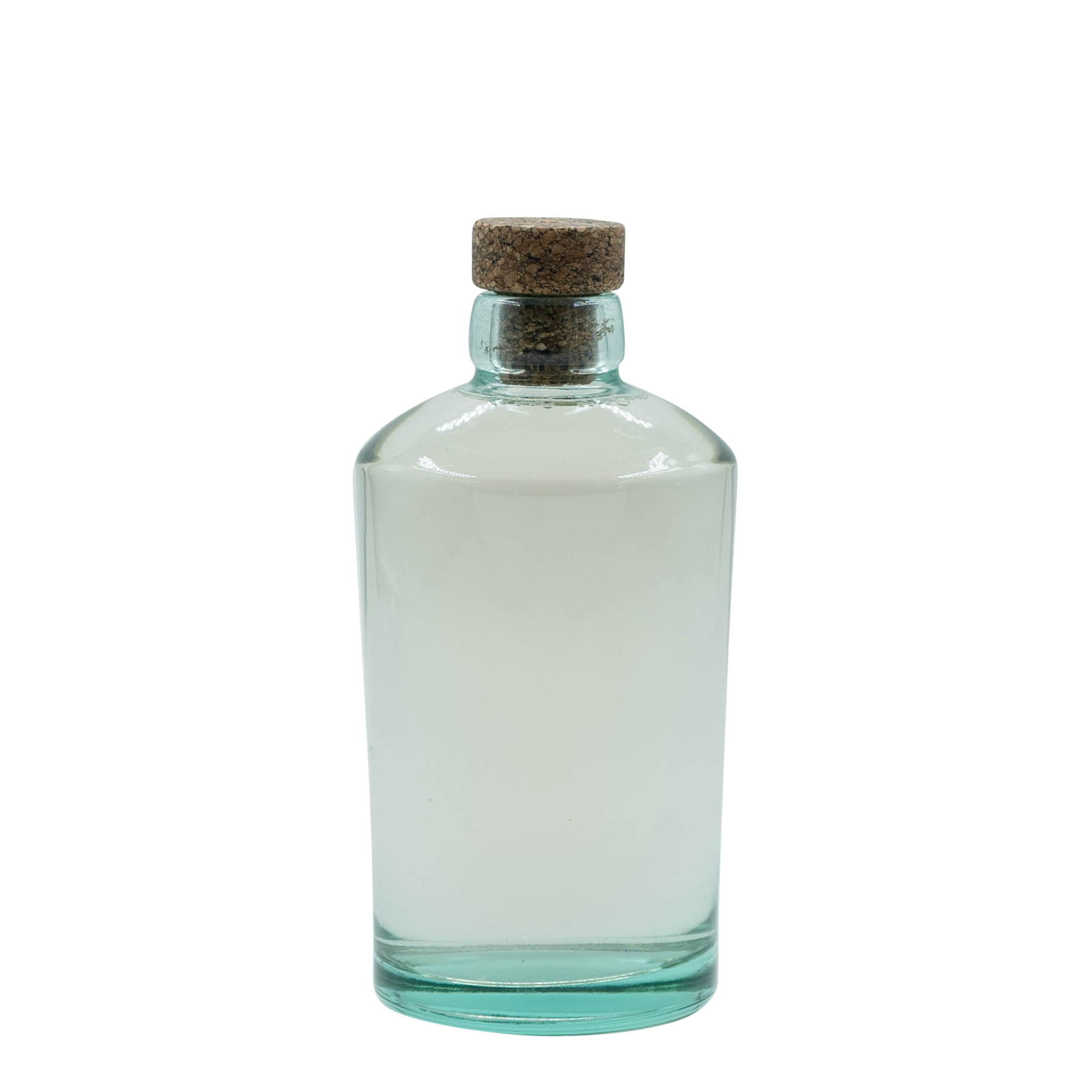 Bottiglia di vetro da 500 ml 'Barrel', bocca: sughero