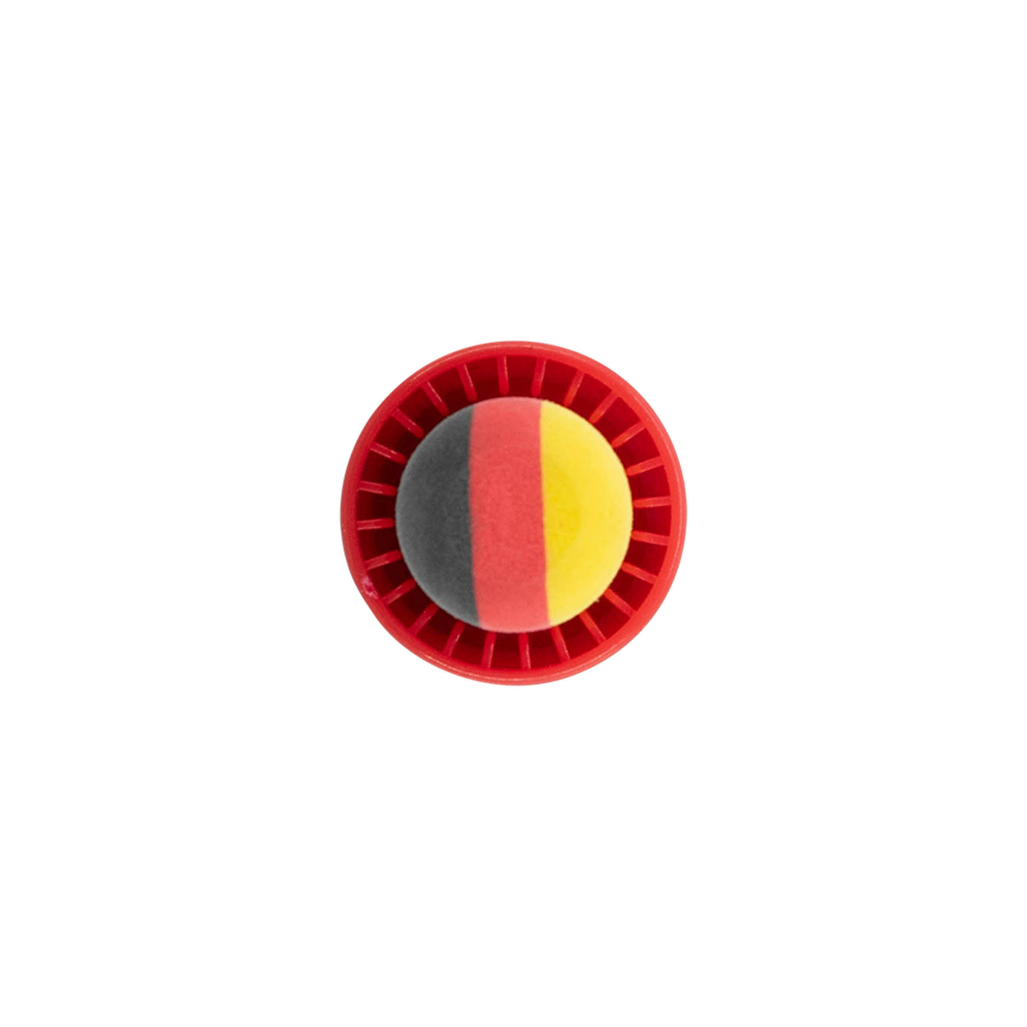 Tappo a vite 19 mm 'Deutschland', plastica, multicolore, per bocca: sughero