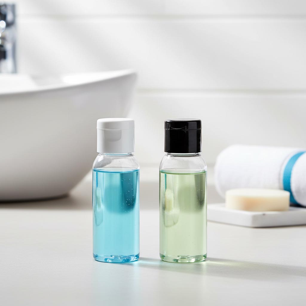 Tappo a vite con cerniera a ribalta, plastica PP, bianco, per bocca: 20/410 Tappo a vite con cerniera a ribalta, plastica PP, bianco, per bocca: 20/410