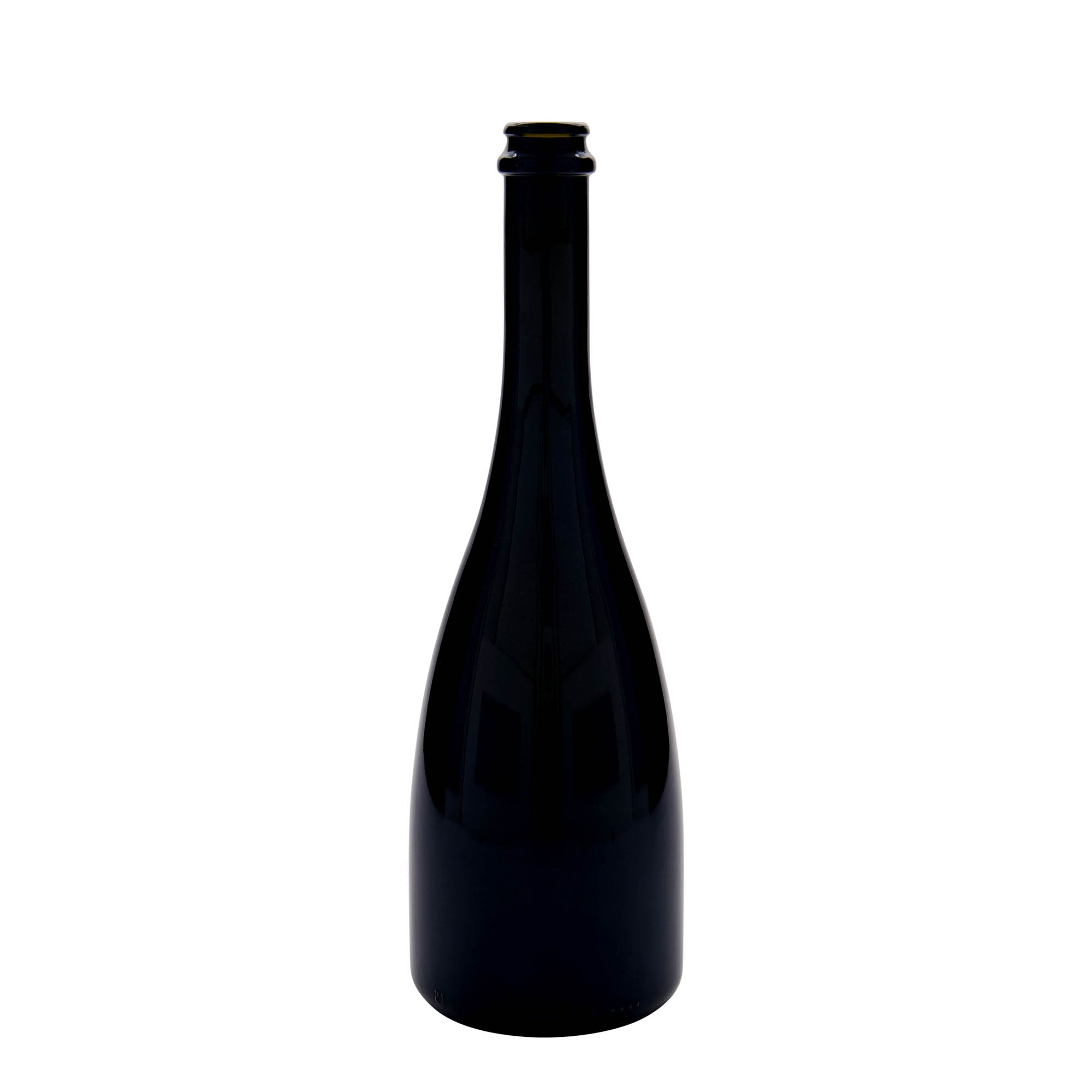 Bottiglia da 750 ml per birra/spumante 'Tosca', vetro, verde antico, bocca: tappo corona Bottiglia da 750 ml per birra/spumante 'Tosca', vetro, verde antico, bocca: tappo corona