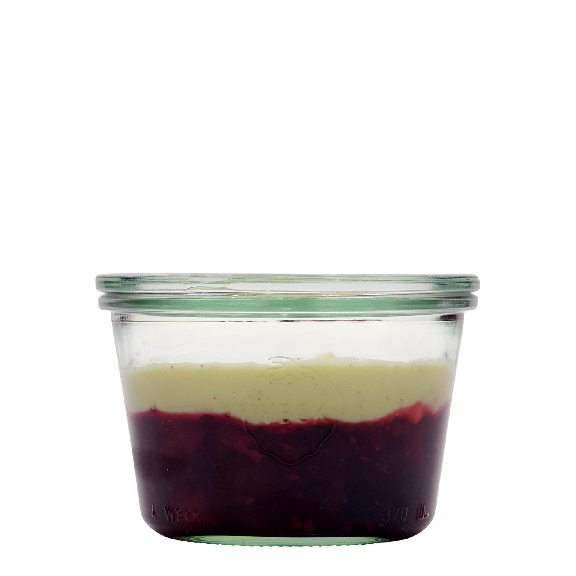 370 ml barattolo WECK a caduta, bocca: bordo rotondo 370 ml barattolo WECK a caduta, bocca: bordo rotondo