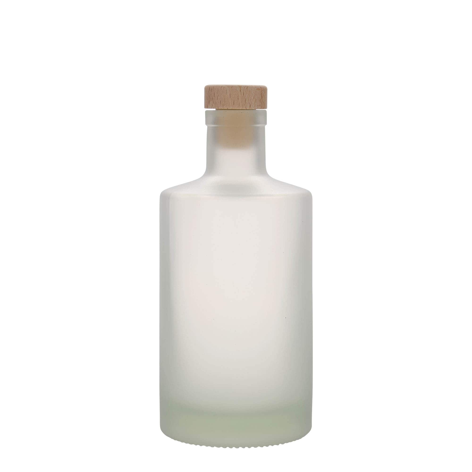 Bottiglia di vetro da 500 ml 'Caroline', ghiacciata, bocca: sughero