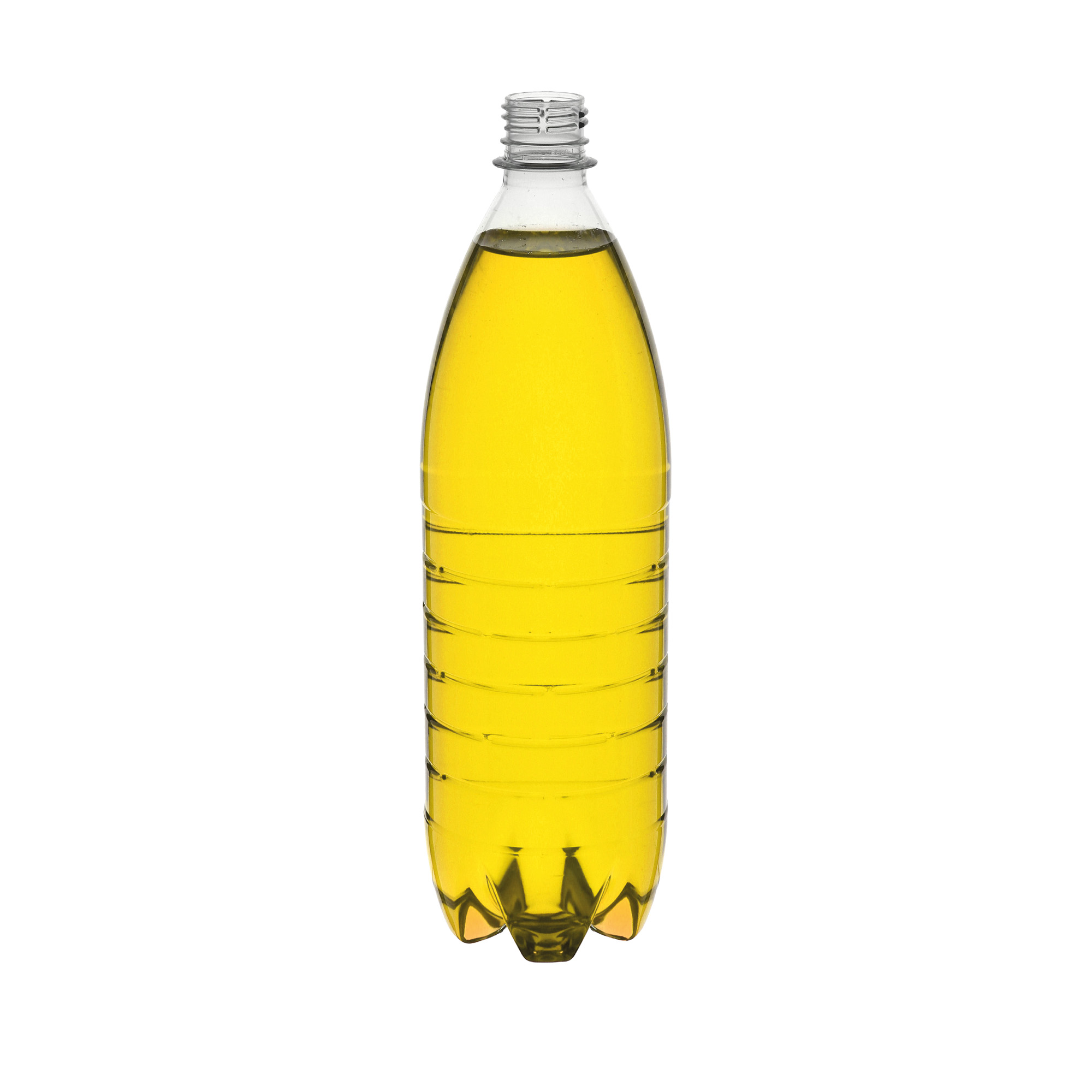 Bottiglia PET universale 1000 ml, plastica, bocca: PCO28 Bottiglia PET universale 1000 ml, plastica, bocca: PCO28