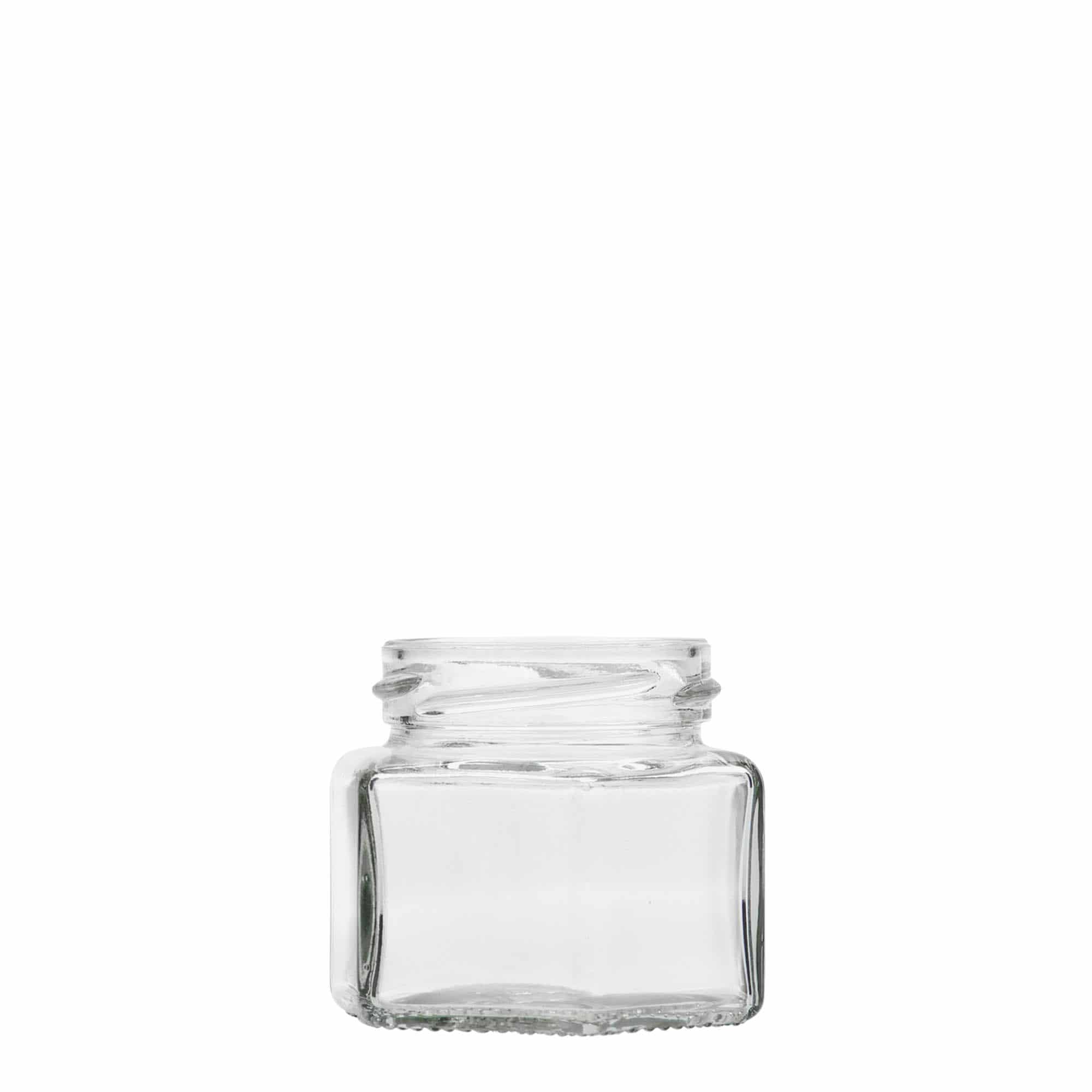 106 ml Vasetto esagonale, vetro, imboccatura: Twist-Off (TO 53)