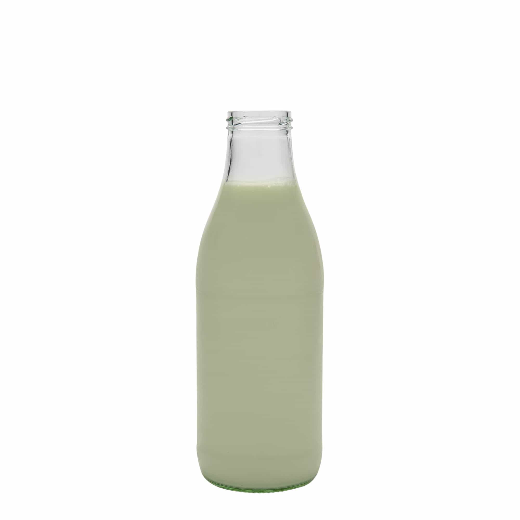 Bottiglia a collo largo Lorenzo da 1.000 ml, apertura: Twist-Off (TO 48)