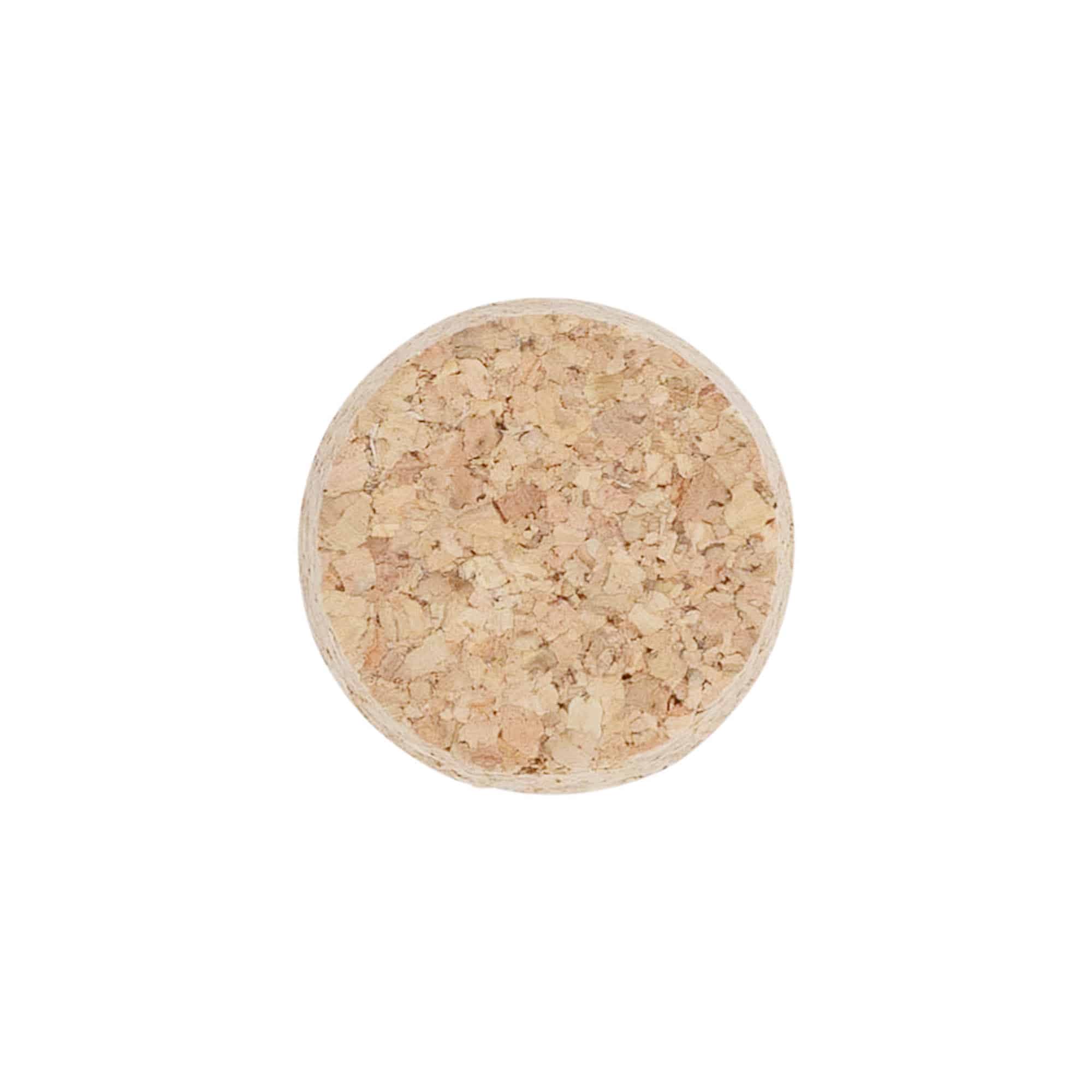 Tappo a punta 38-42 x 27, sughero pressato, beige, per bocca: sughero