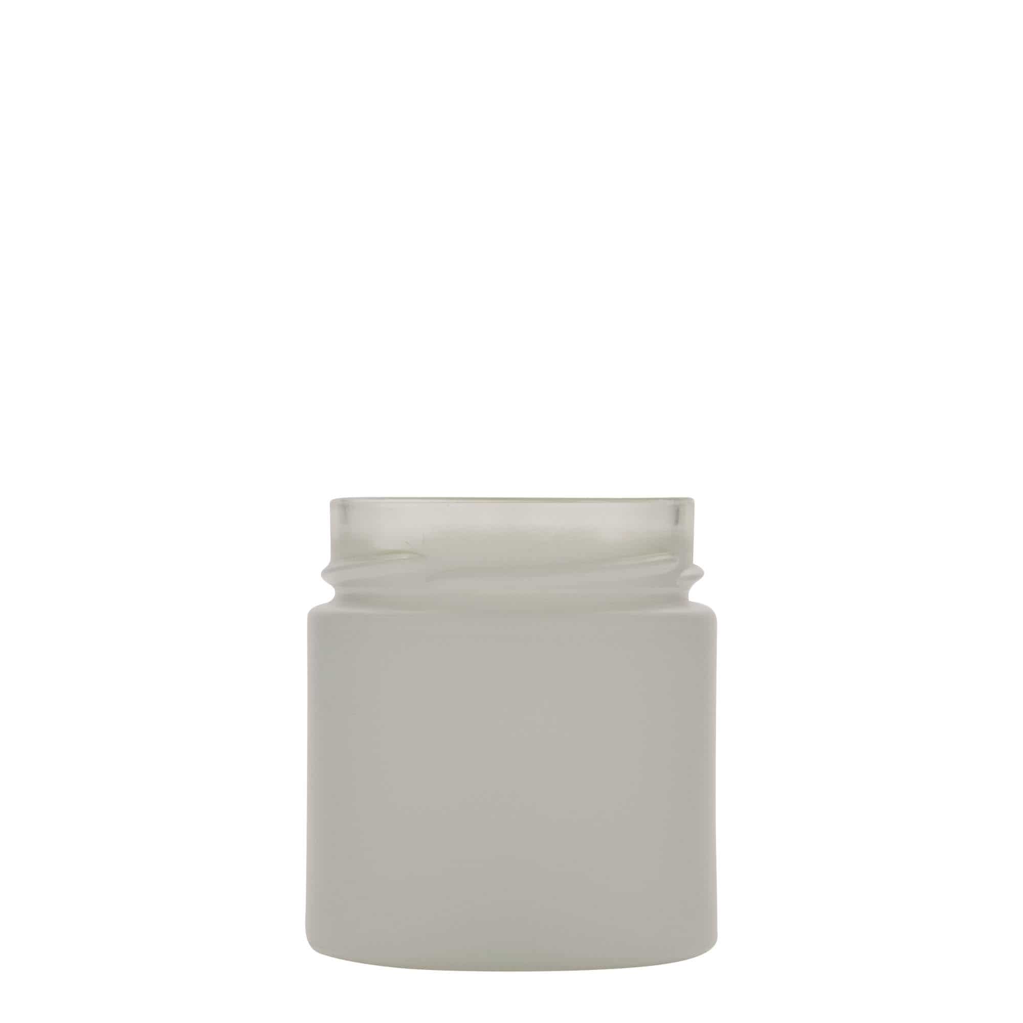 220 ml Vasetto cilindrico 'Aurora', vetro, bianco, imboccatura: Twist-Off Deep (DTO 66) 220 ml Vasetto cilindrico 'Aurora', vetro, bianco, imboccatura: Twist-Off Deep (DTO 66)