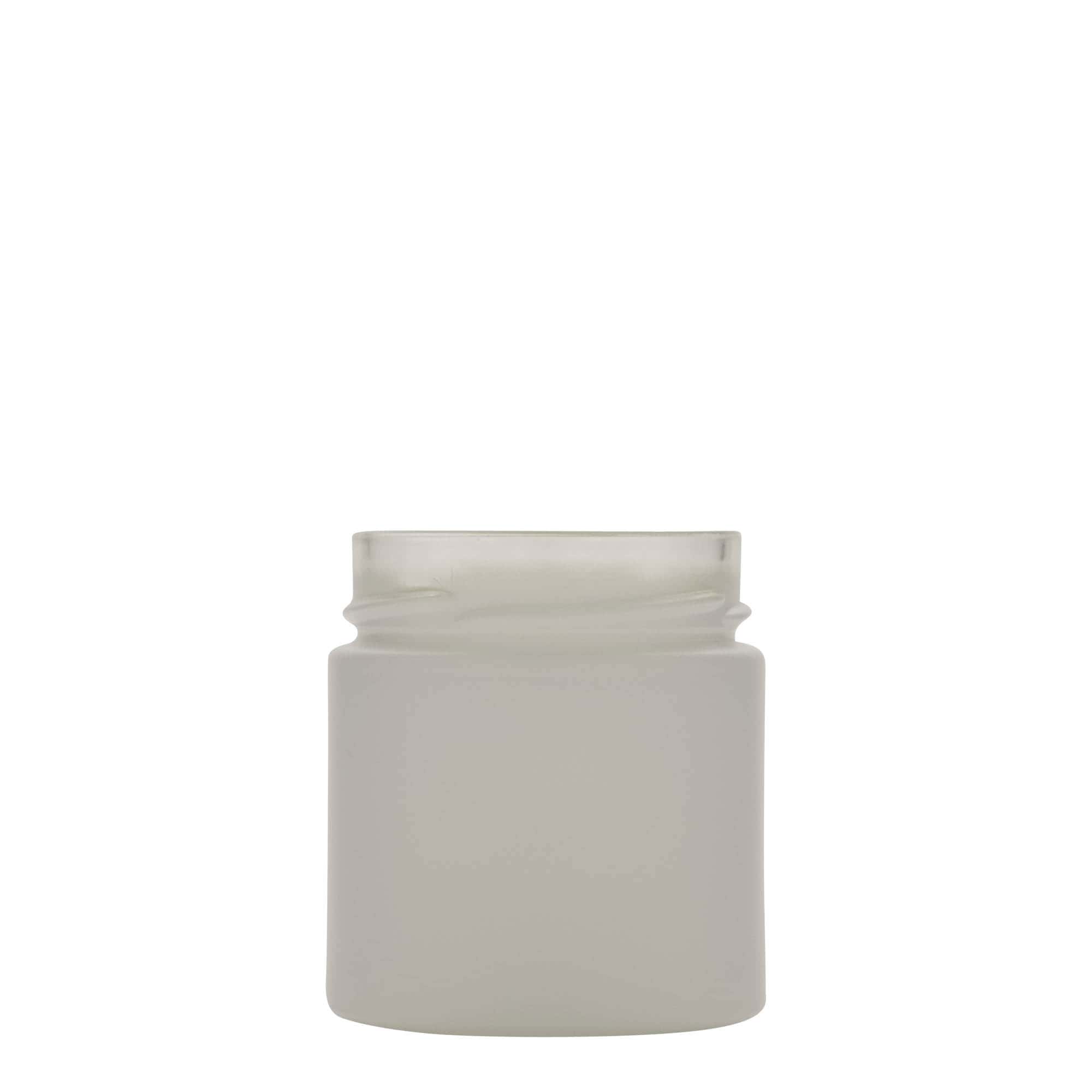 220 ml Vetro rotondo 'Aurora', bianco, bocca: Deep-Twist-Off (DTO 66)
