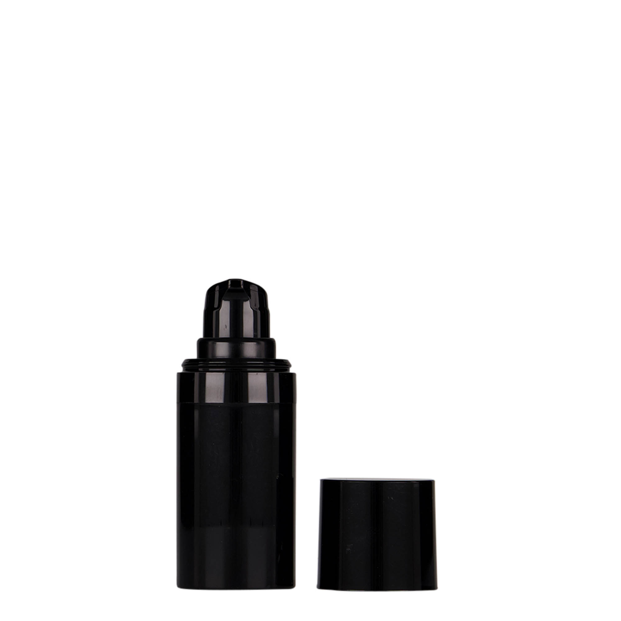 Distributore Airless da 15 ml 'Micro', plastica PP, nero Distributore Airless da 15 ml 'Micro', plastica PP, nero