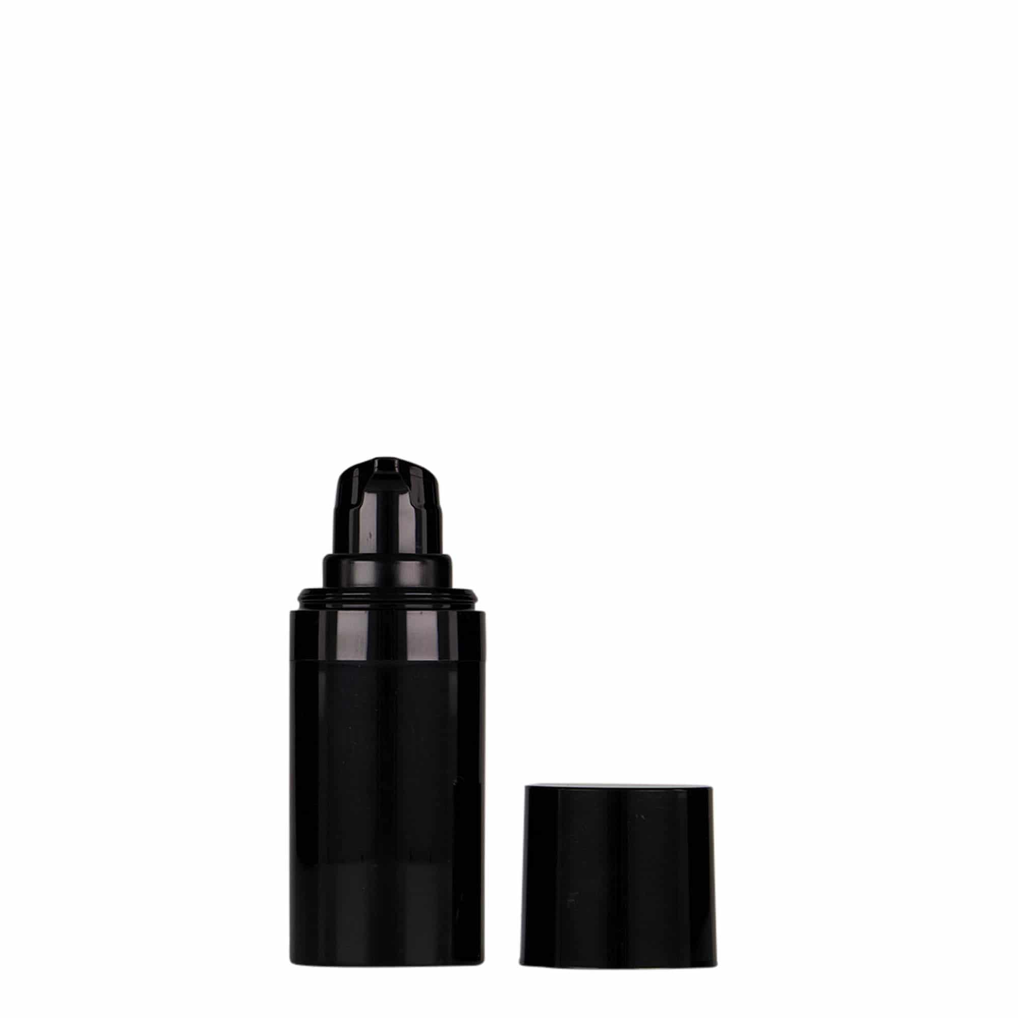 Distributore Airless da 15 ml 'Micro', plastica PP, nero