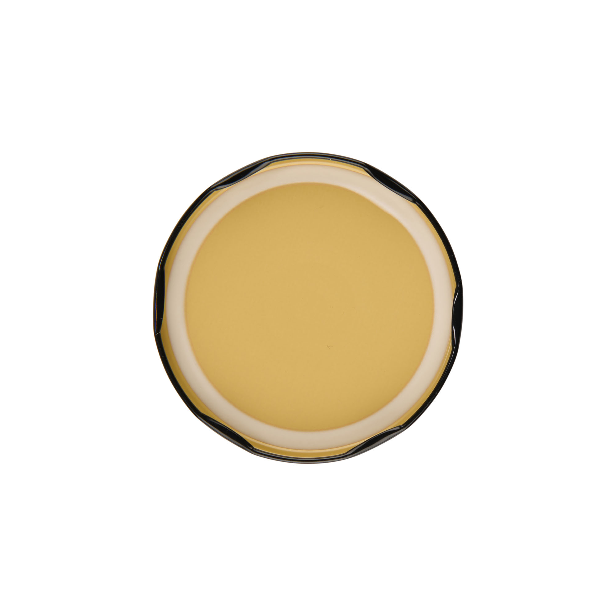 Tappo Twist-Off, lamiera bianca, nero, per bocca: TO 82 Tappo Twist-Off, lamiera bianca, nero, per bocca: TO 82