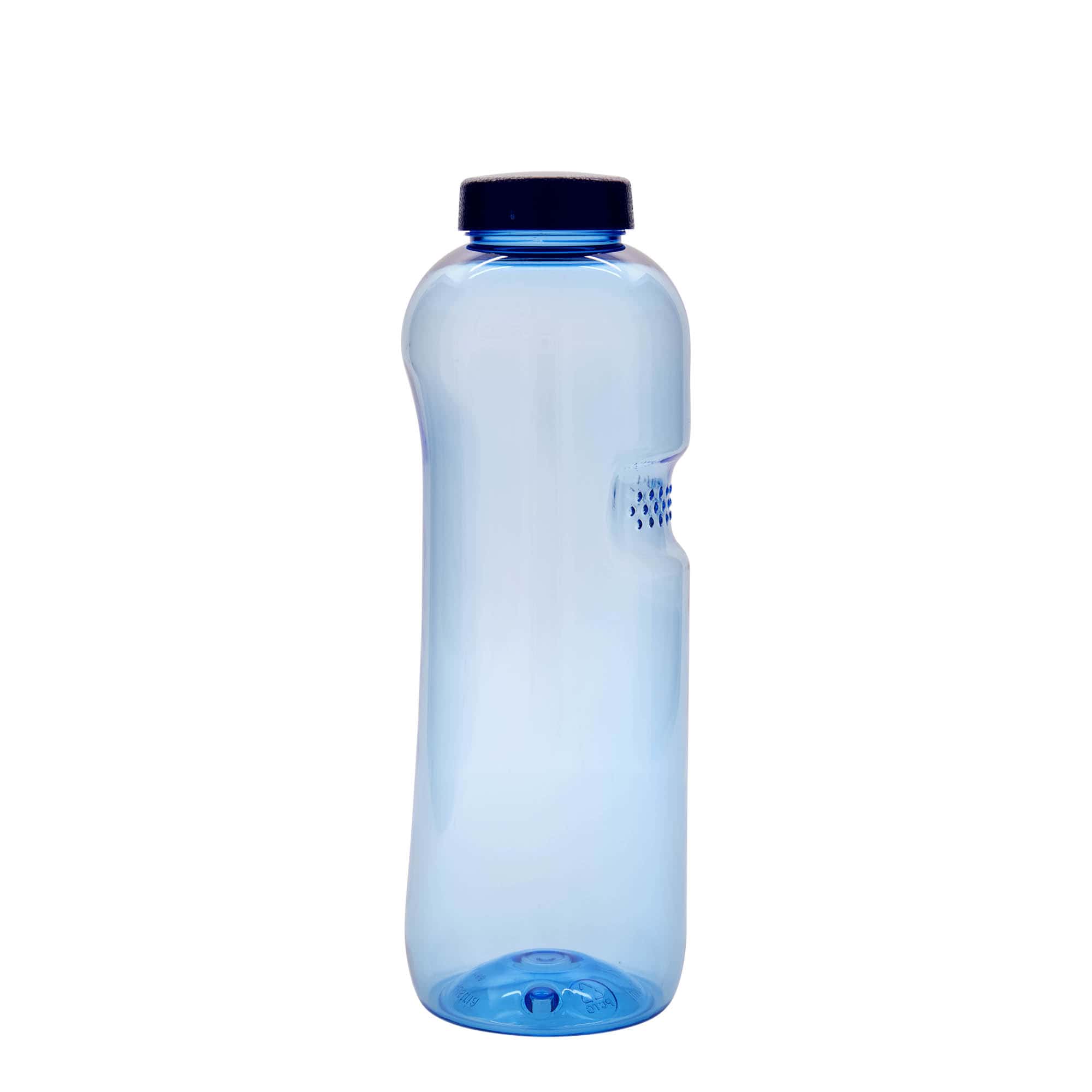 1.000 ml bottiglia da bere in PET 'Kavodrink', plastica, blu