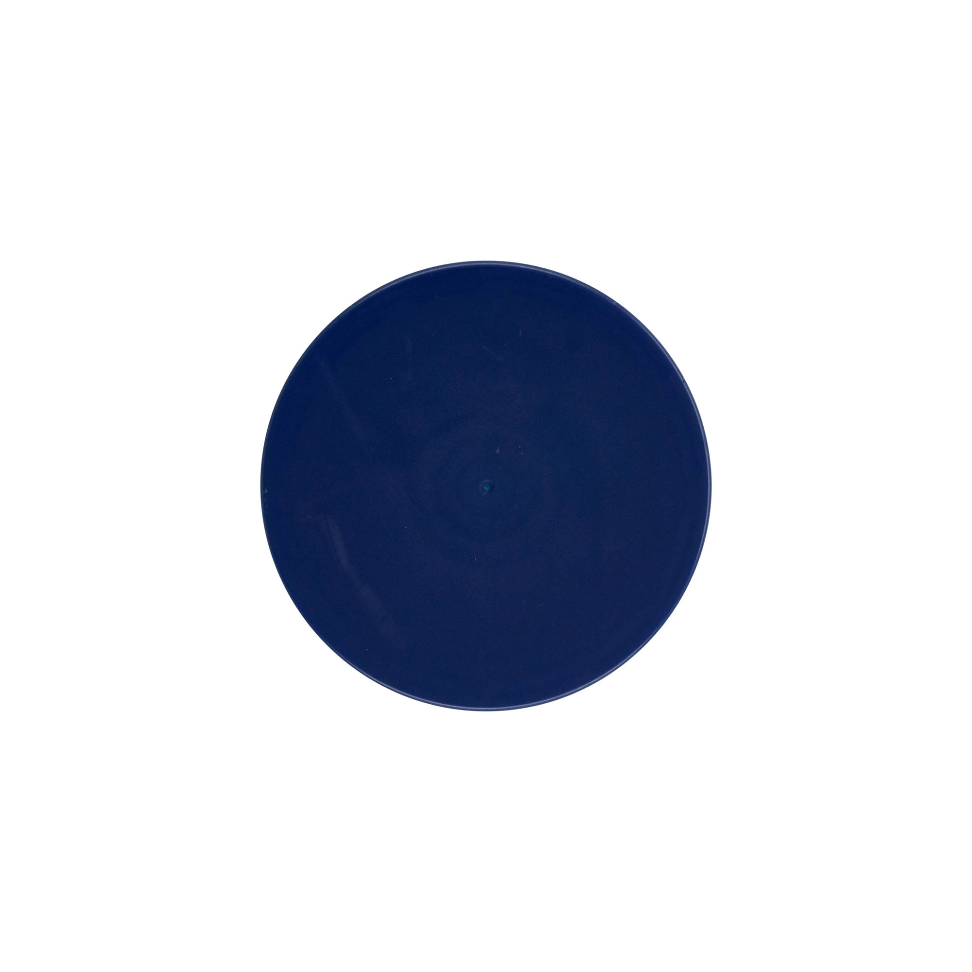 Coperchio a calotta per vaso in ceramica standard, plastica HDPE, blu