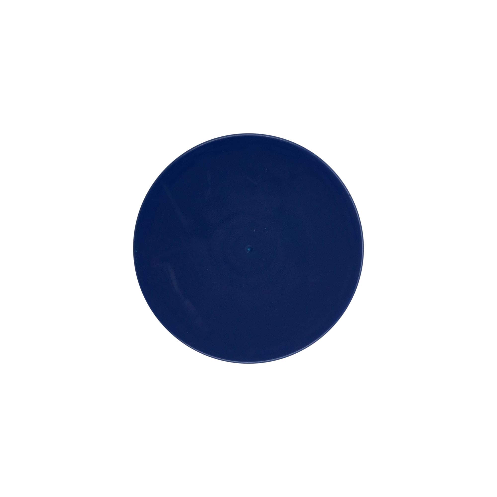 Coperchio a calotta per vaso in ceramica standard, plastica HDPE, blu