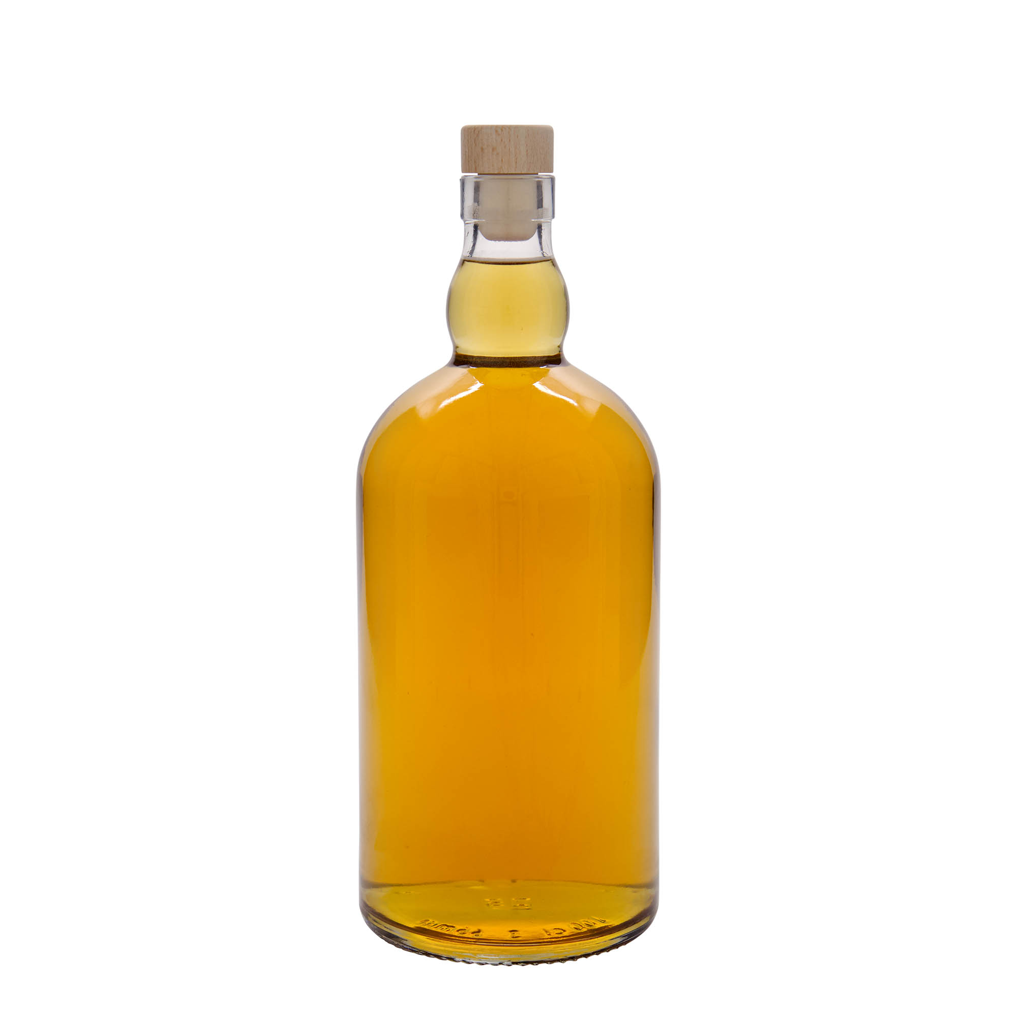 Bottiglia di vetro da 1000 ml 'Aberdeen', bocca: sughero Bottiglia di vetro da 1000 ml 'Aberdeen', bocca: sughero