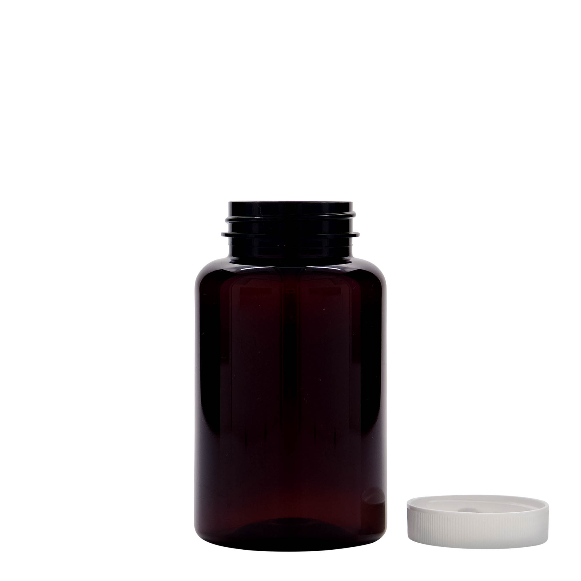 250 ml contenitore PET, plastica, marrone, bocca: 45/400 250 ml contenitore PET, plastica, marrone, bocca: 45/400