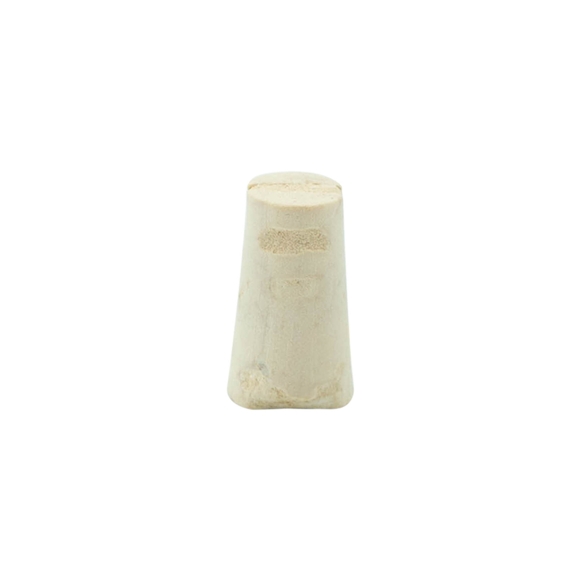 Tappo a punta 9-12 x 22, sughero naturale, sbiancato, per bocca: sughero
