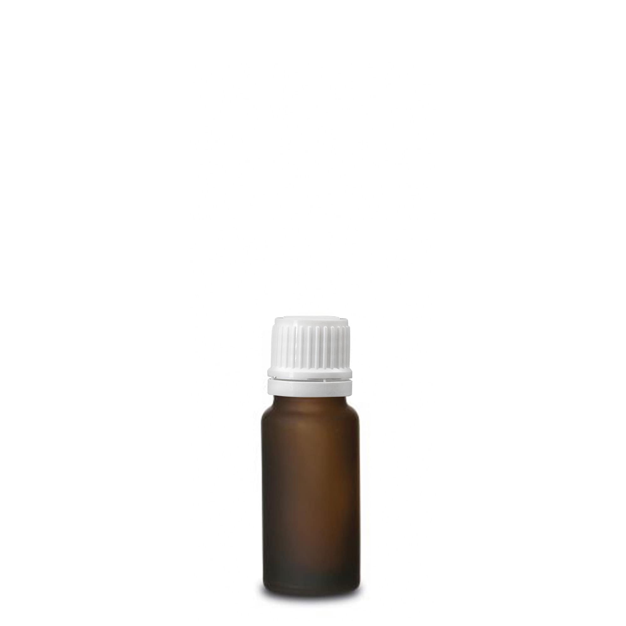 10 ml flacone medico, vetro, marrone satinato, bocca: DIN 18