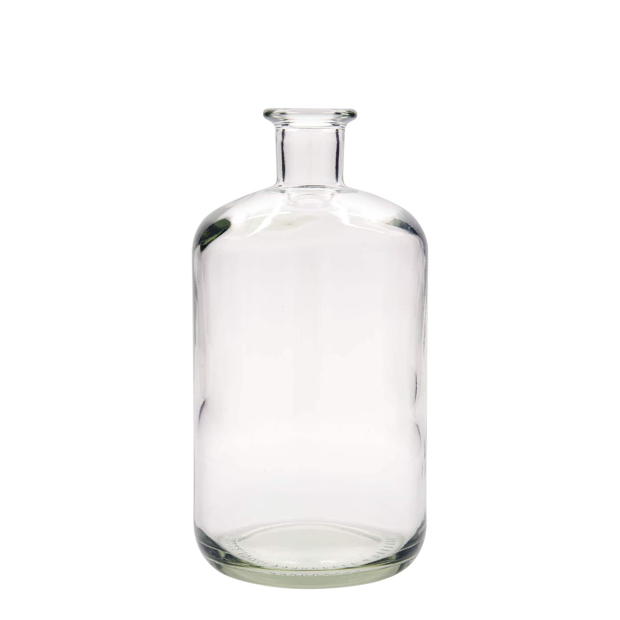 1.500 ml Bottiglia da farmacia, vetro, imboccatura: fascetta 1.500 ml Bottiglia da farmacia, vetro, imboccatura: fascetta