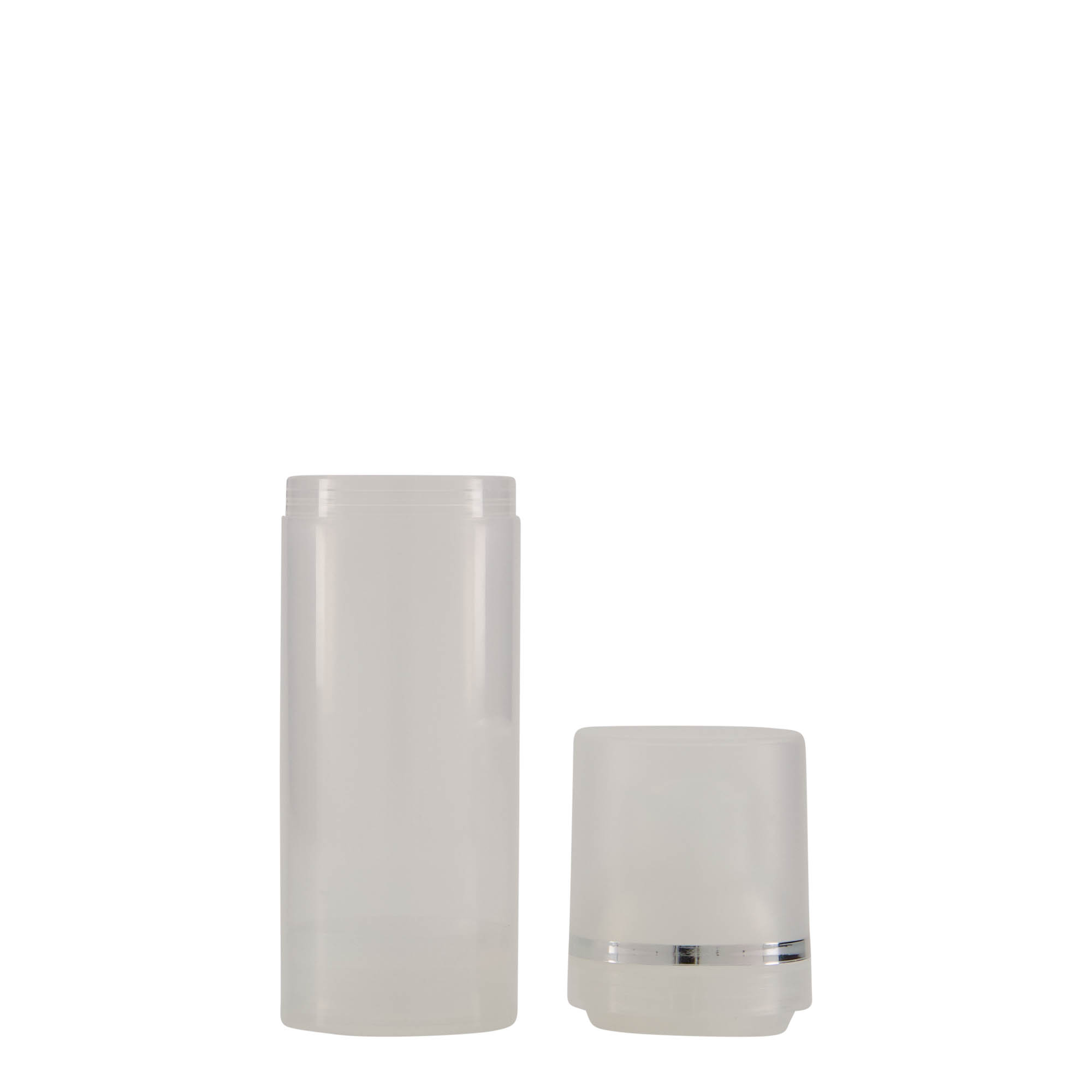 50 ml Dispenser Airless 'Mezzo', plastica PP, naturale
