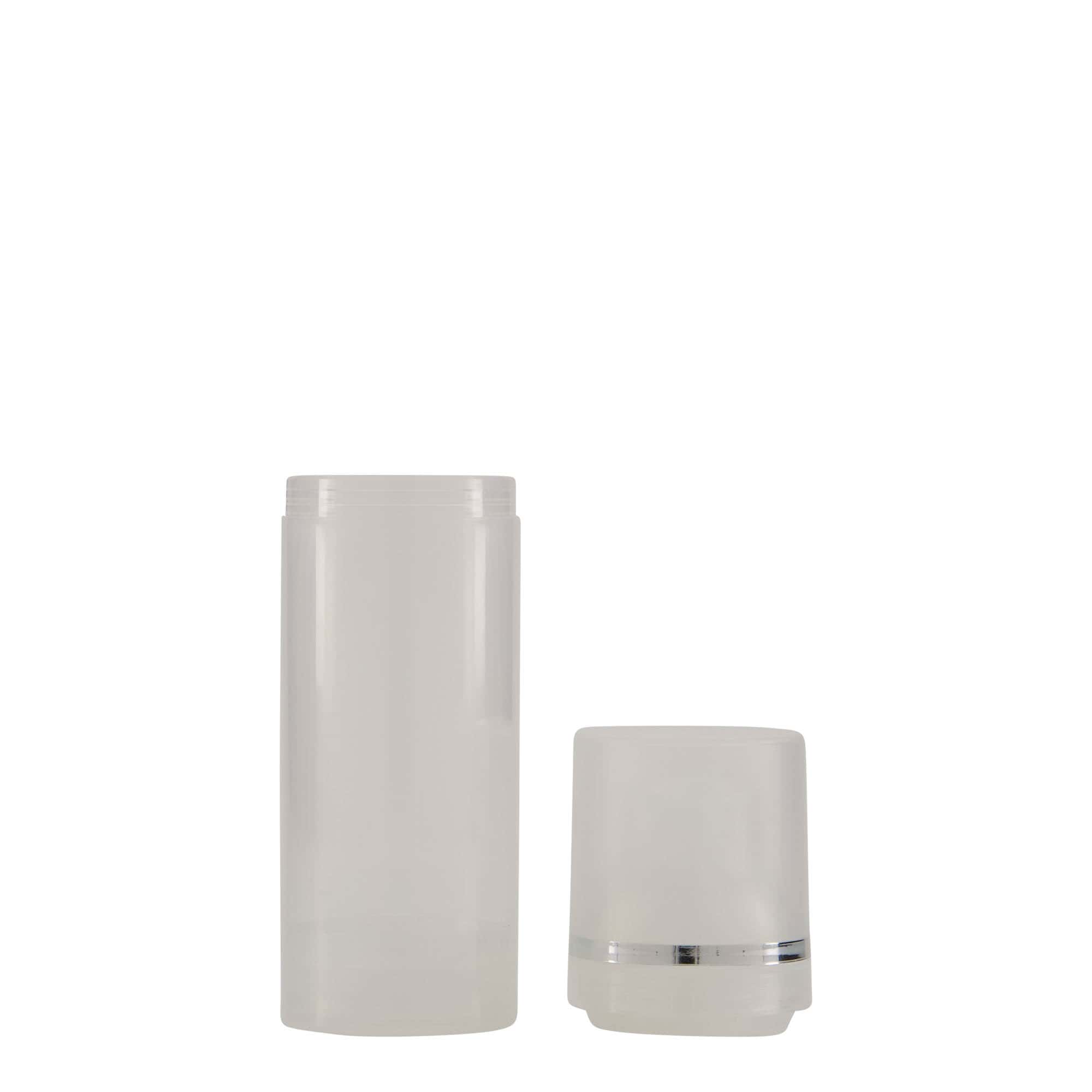 50 ml Dispenser Airless 'Mezzo', plastica PP, naturale