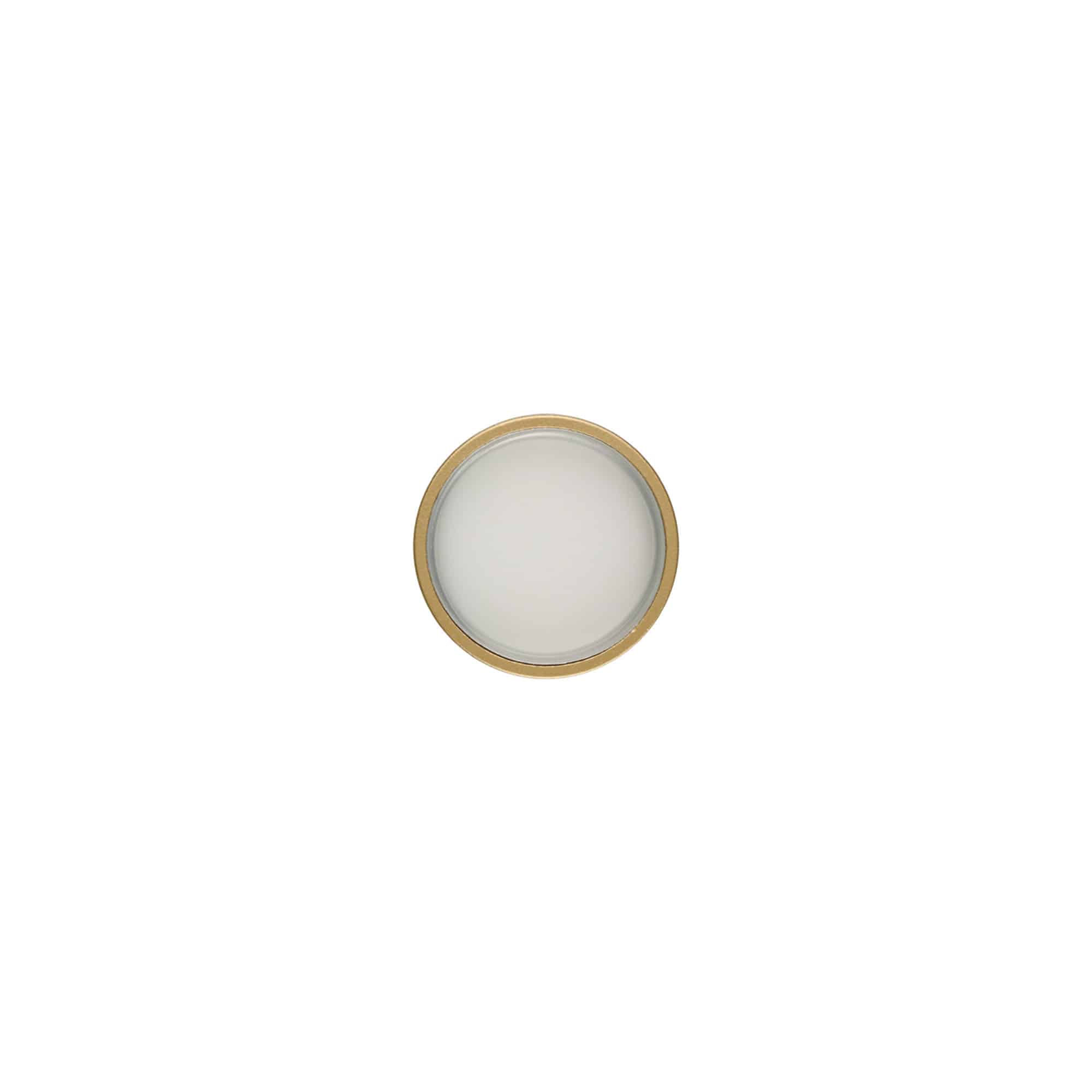 Tappo a vite, plastica ABS, oro opaco, per bocca: GPI 33/400