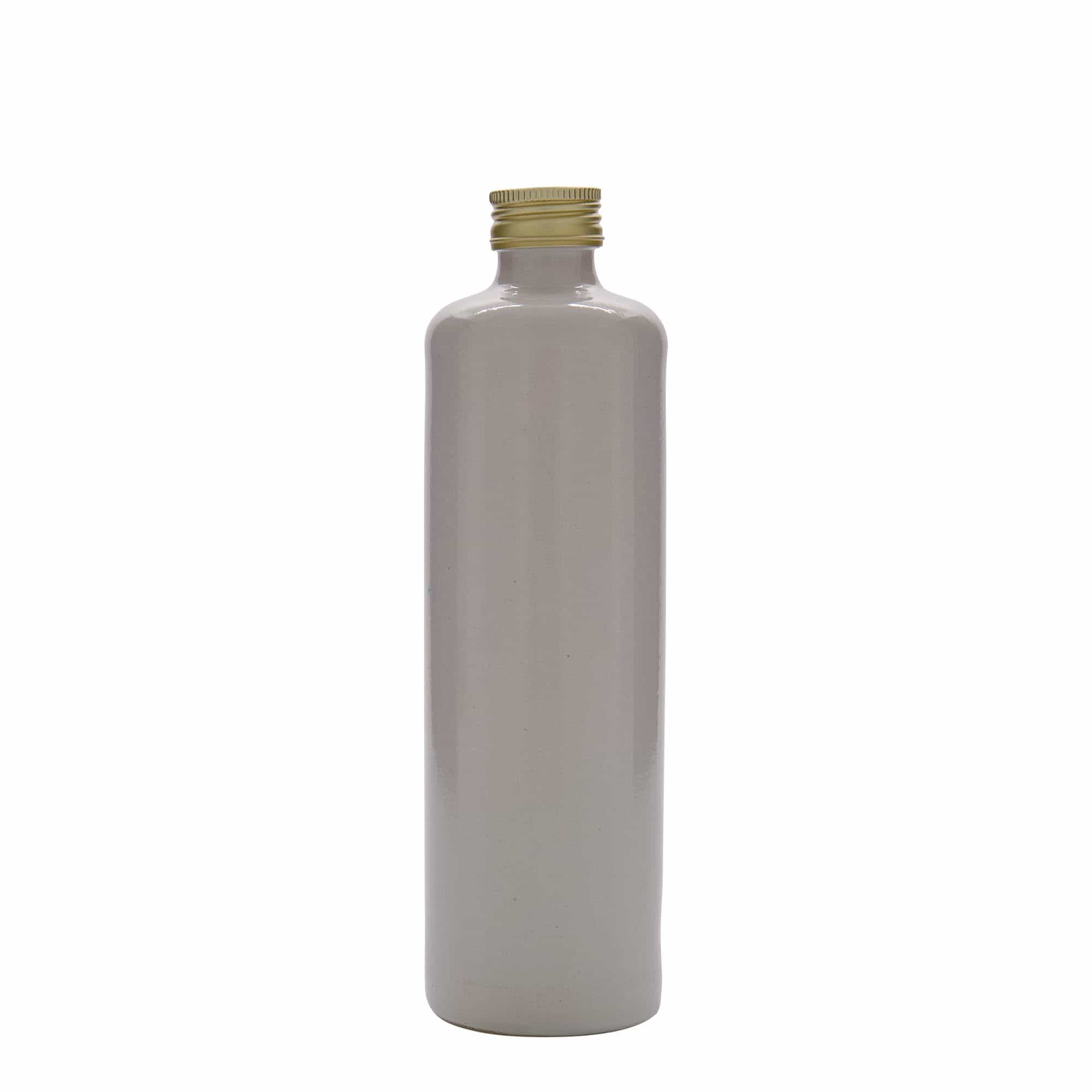 500 ml Bottiglia in ceramica, ceramica grès, bianco, imboccatura: PP 31,5