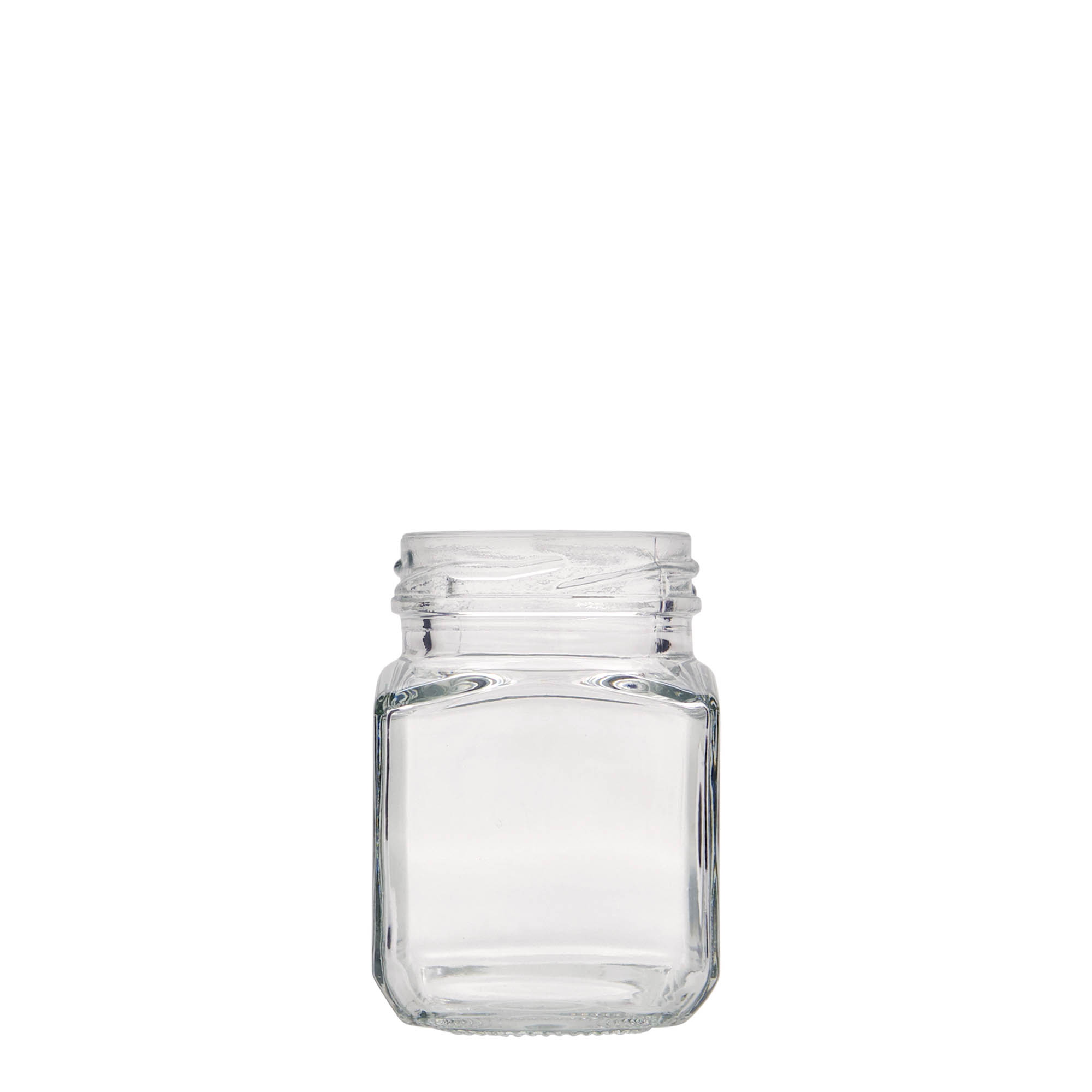 106 ml barattolo quadrato, bocca: Twist-Off (TO 48) 106 ml barattolo quadrato, bocca: Twist-Off (TO 48)