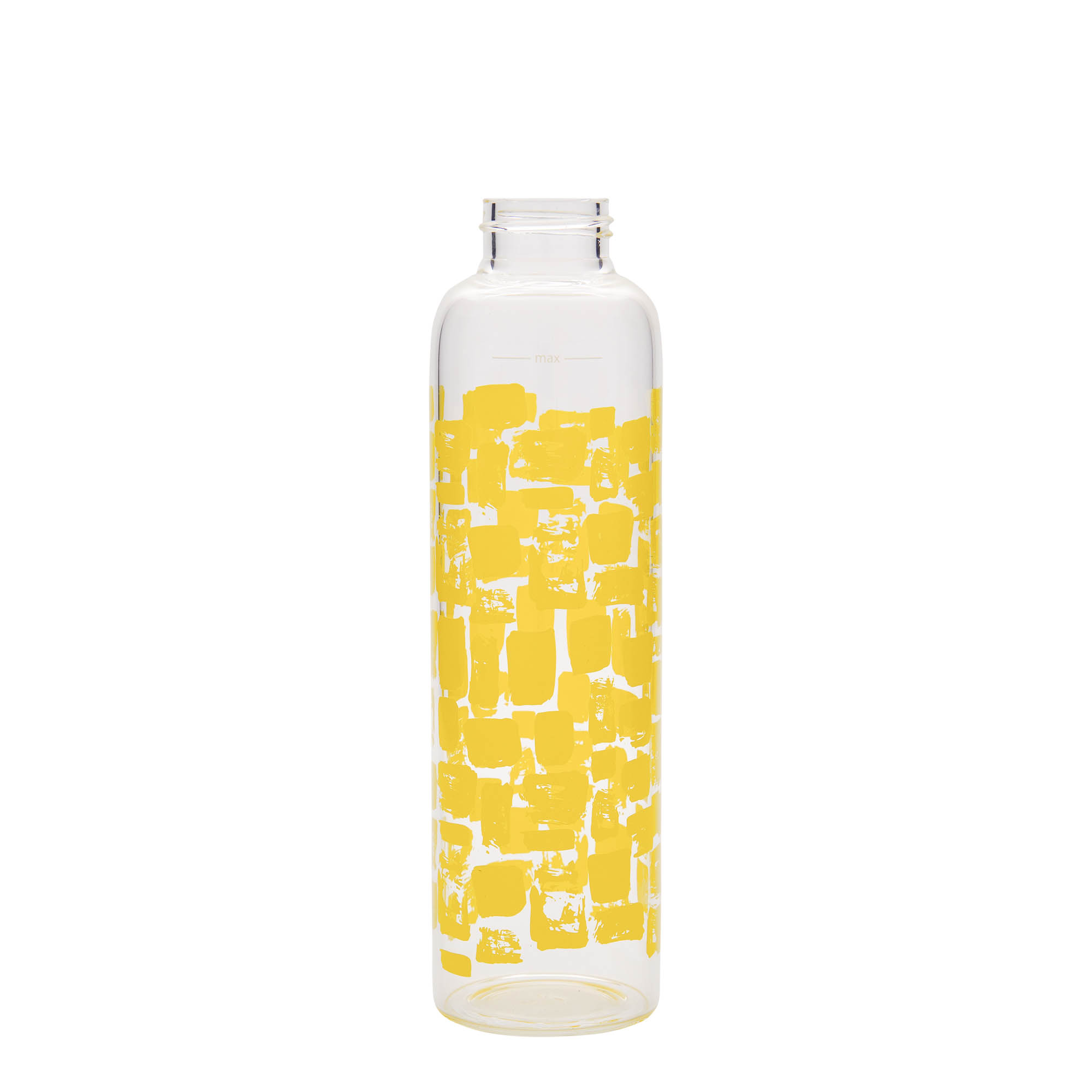 Borraccia da 500 ml 'Perseus - Rettangoli Gialli', bocca: chiusura a vite Borraccia da 500 ml 'Perseus - Rettangoli Gialli', bocca: chiusura a vite