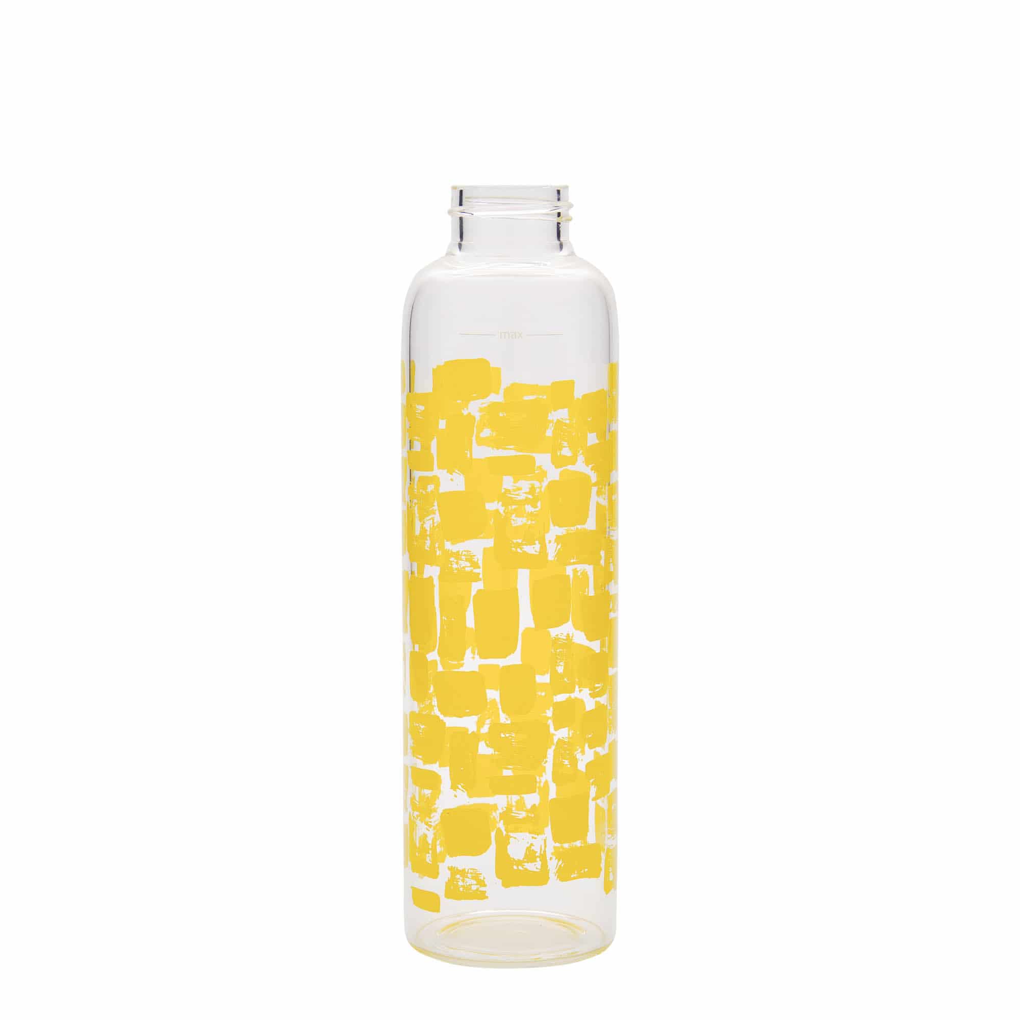 Borraccia da 500 ml 'Perseus - Rettangoli Gialli', bocca: chiusura a vite Borraccia da 500 ml 'Perseus - Rettangoli Gialli', bocca: chiusura a vite