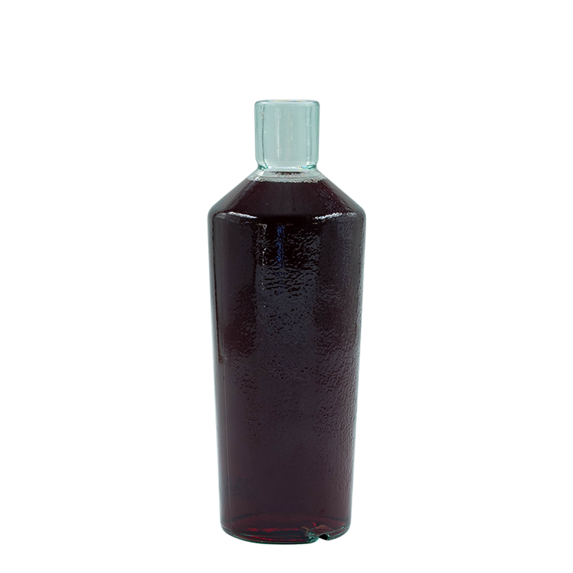 700 ml Wildly Crafted Bottiglia di vetro 'Primal', marrone, imboccatura: fascetta