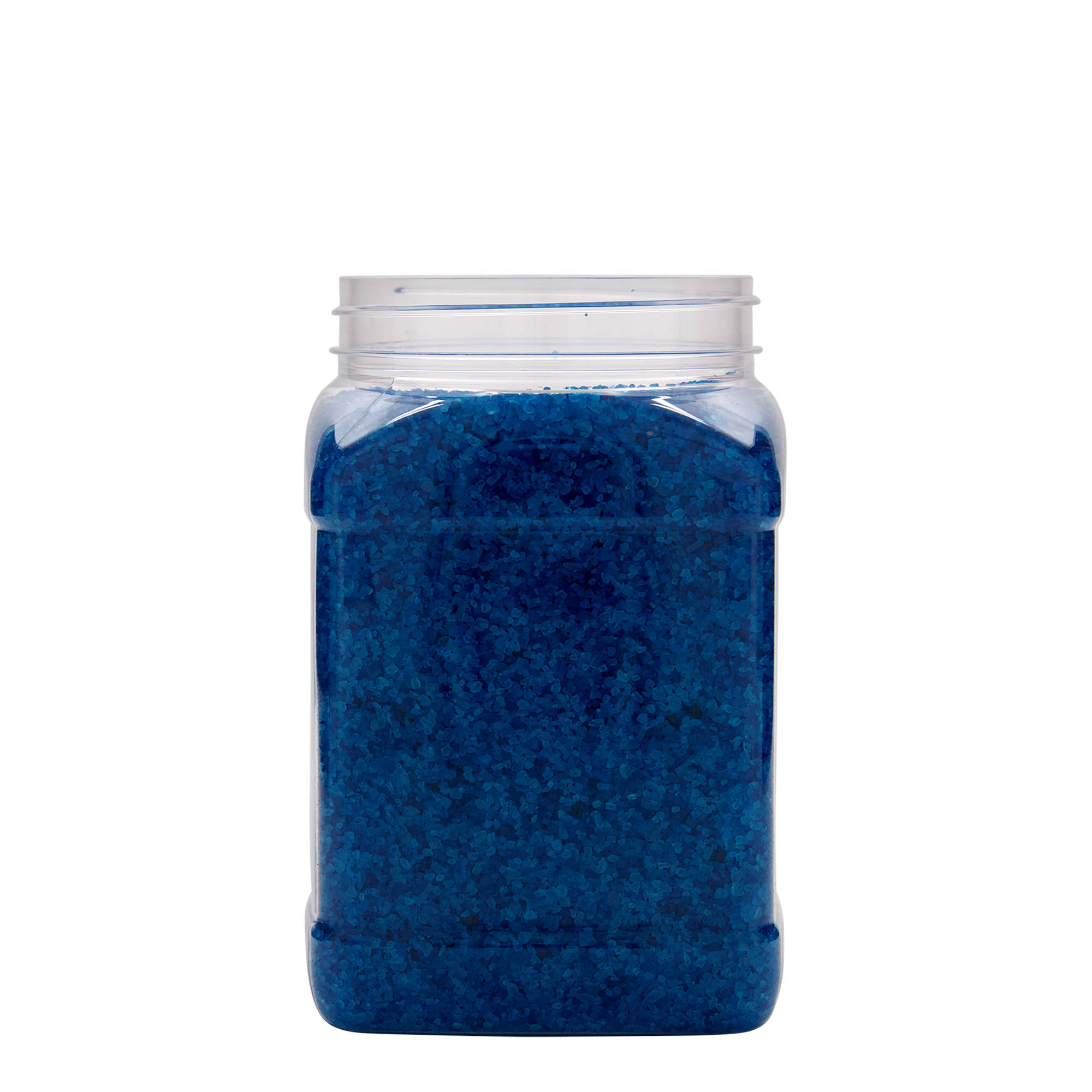 1.500 ml barattolo PET 'Dana', quadrato, plastica, bocca: 100/400