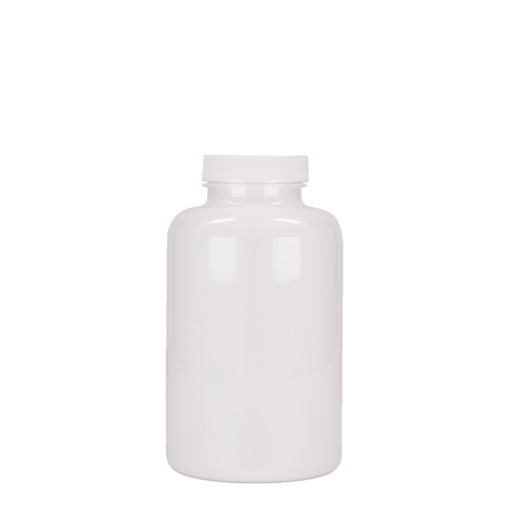 500 ml contenitore PET, plastica, bianco, bocca: 45/400