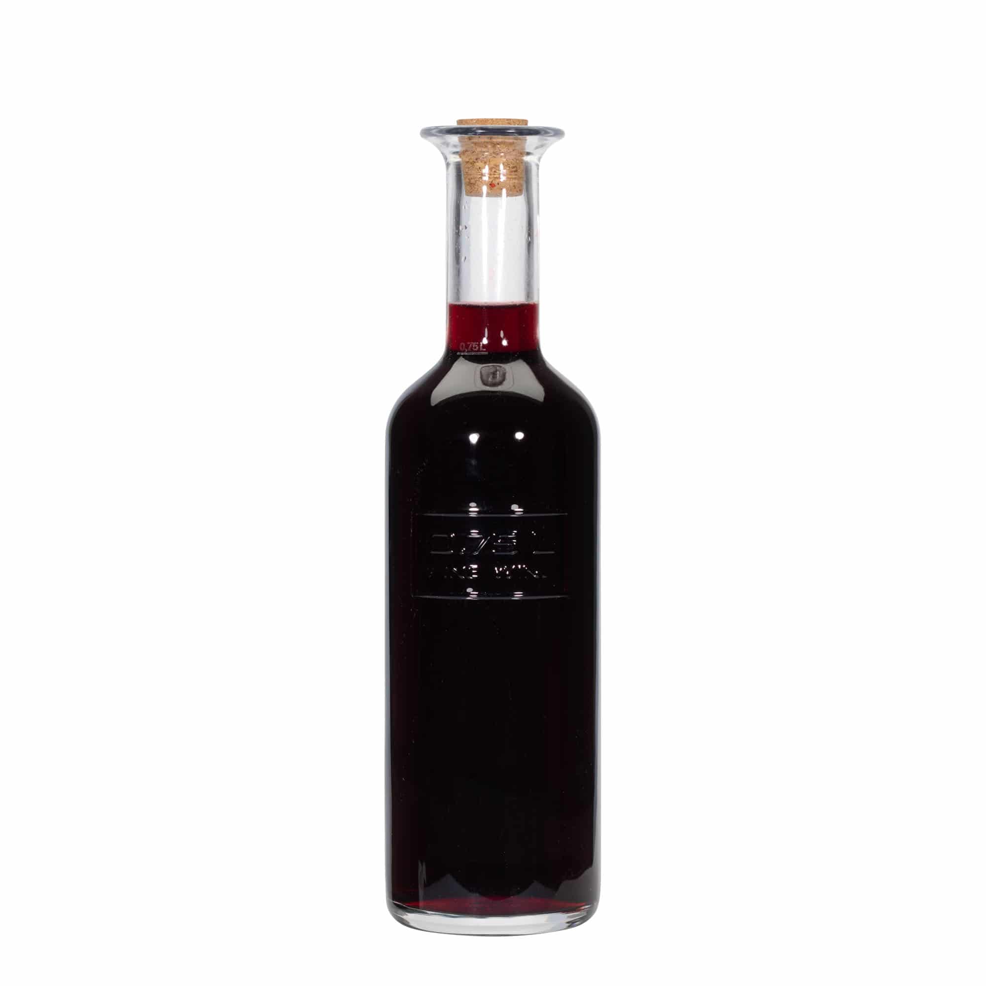 750 ml Bottiglia di vetro 'Optima Fine Wine', imboccatura: fascetta