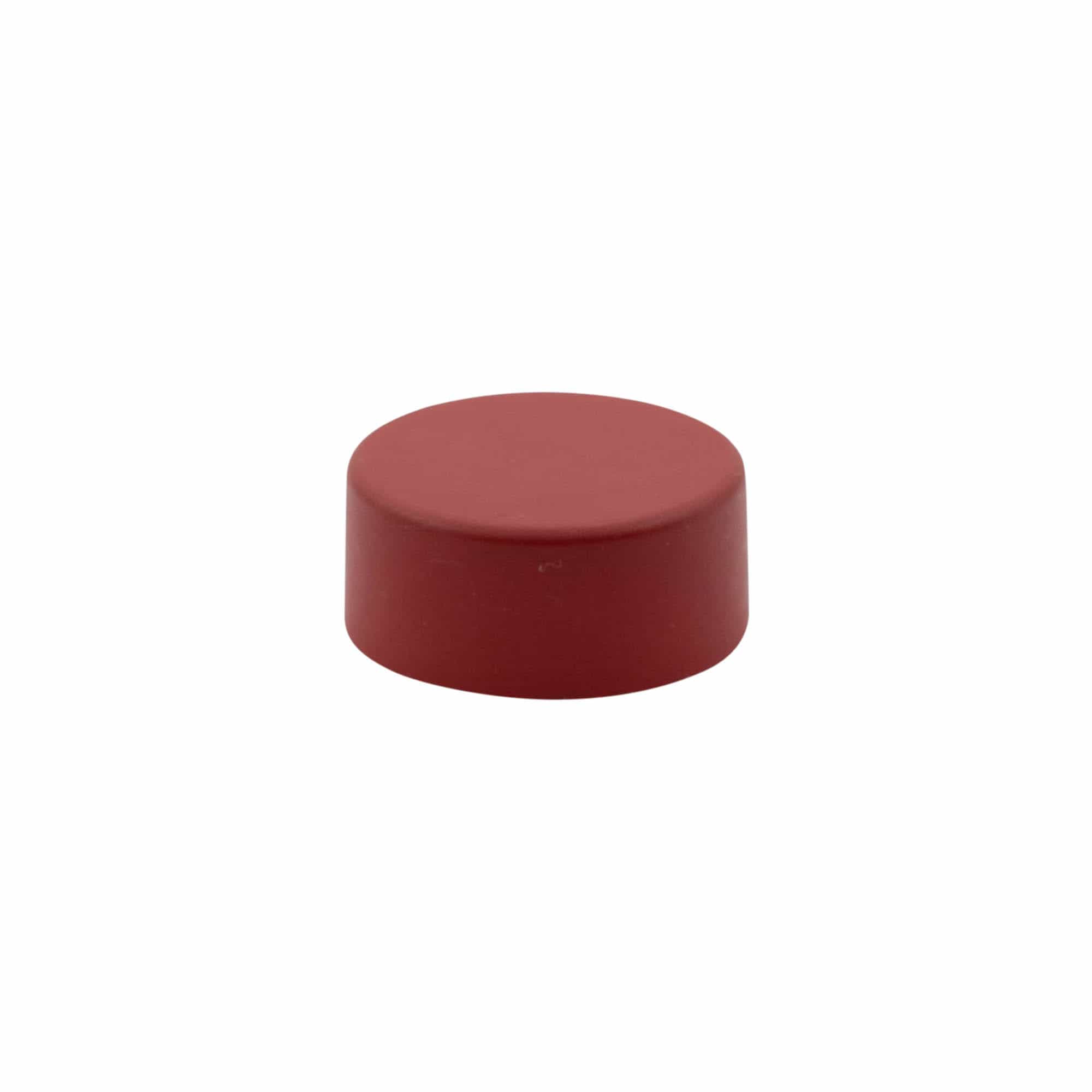 Tappo a vite, plastica ABS, rosso, per bocca: GPI 28/400
