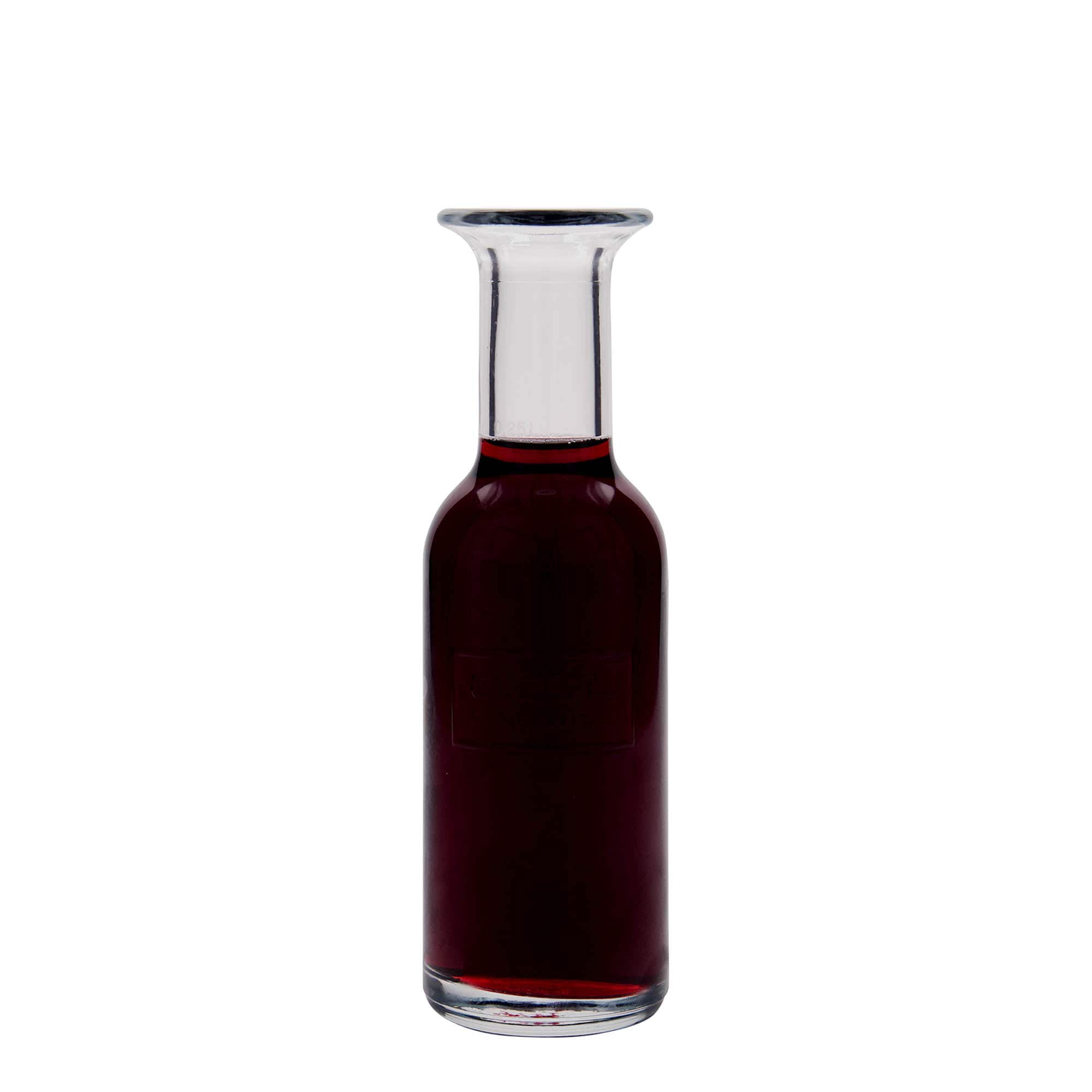 Bottiglia di vetro da 250 ml 'Optima Fine Wine', bocca: sughero Bottiglia di vetro da 250 ml 'Optima Fine Wine', bocca: sughero