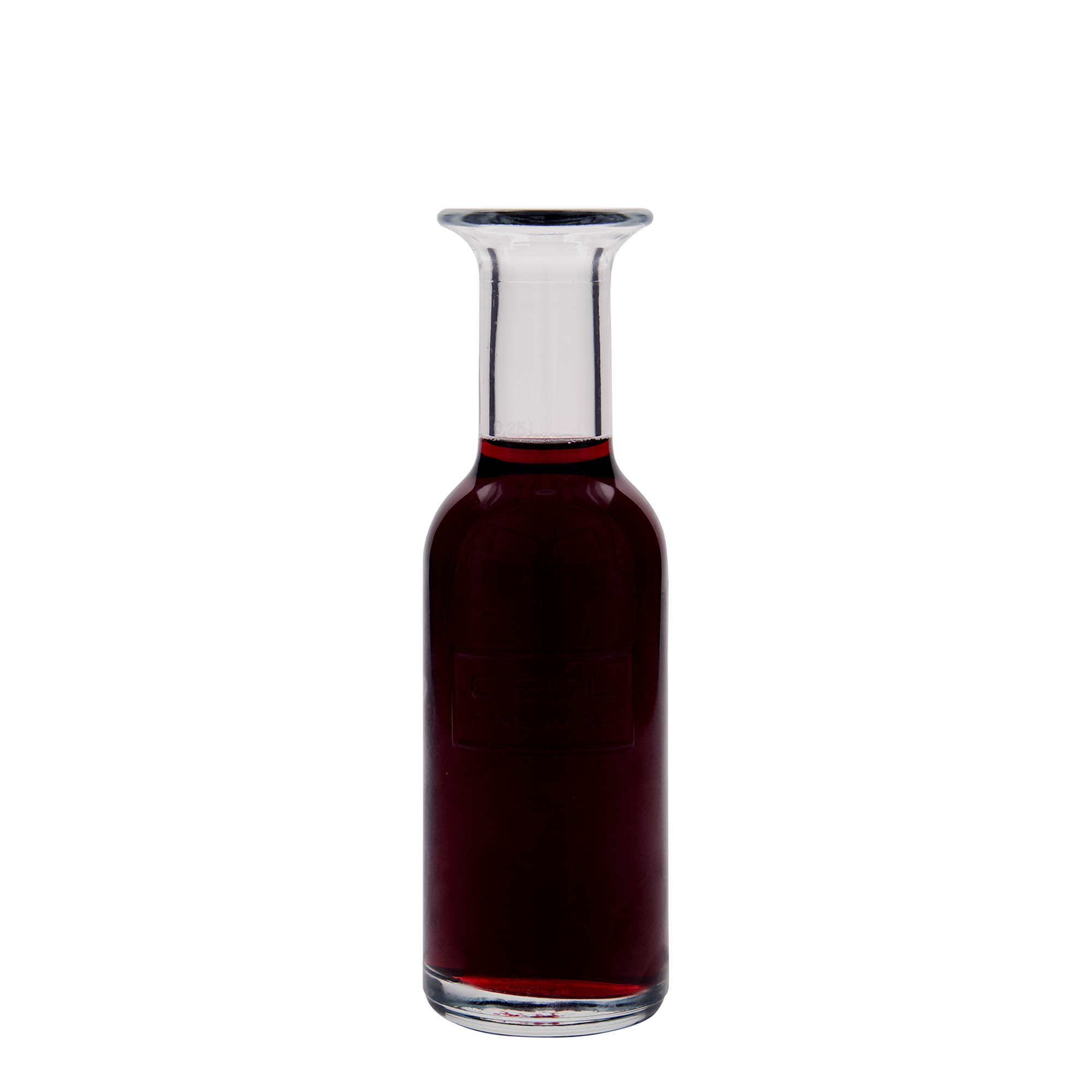 Bottiglia di vetro da 250 ml 'Optima Fine Wine', bocca: sughero Bottiglia di vetro da 250 ml 'Optima Fine Wine', bocca: sughero