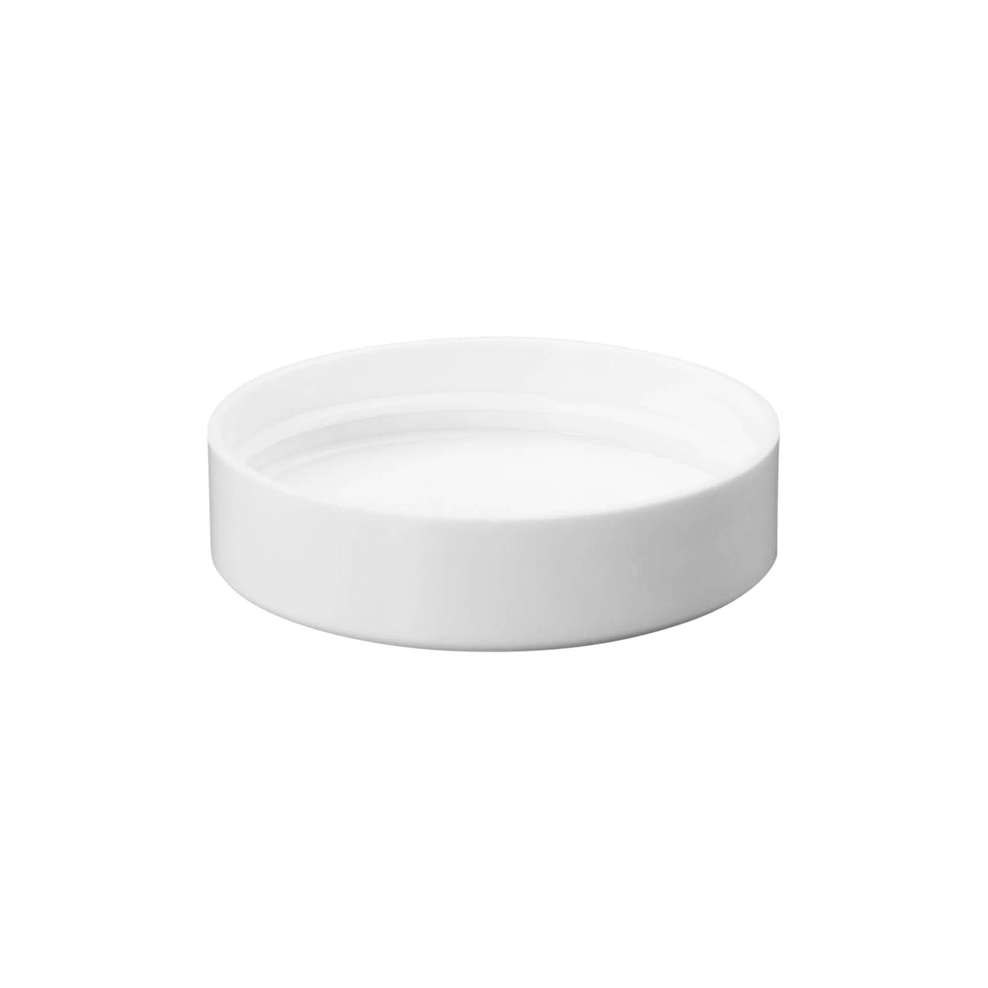 Tappo a vite per 50 ml 'Beauty', plastica HPM, bianco