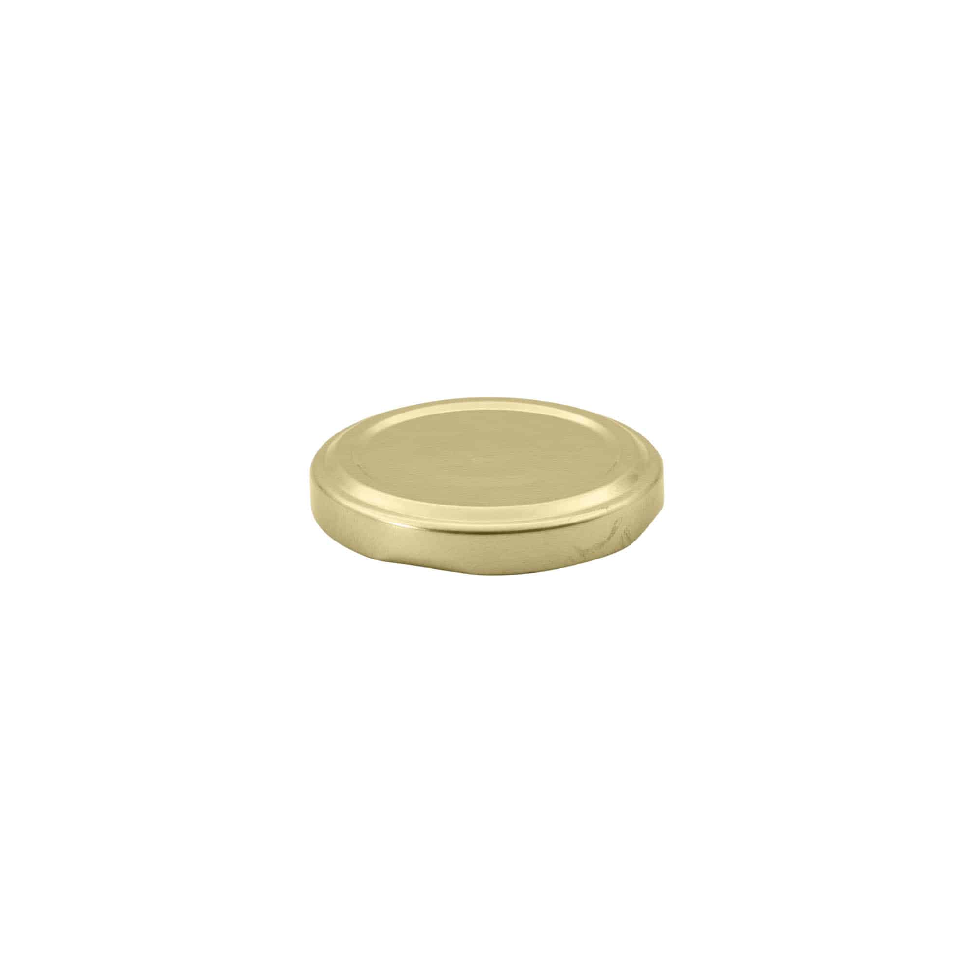 Tappo Twist-Off, banda stagnata, oro, per imboccatura: TO 53 Tappo Twist-Off, banda stagnata, oro, per imboccatura: TO 53
