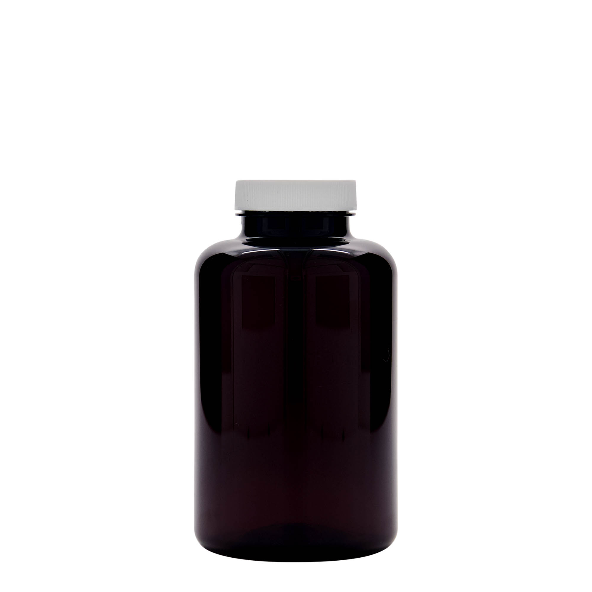 500 ml contenitore PET, plastica, marrone, bocca: 45/400