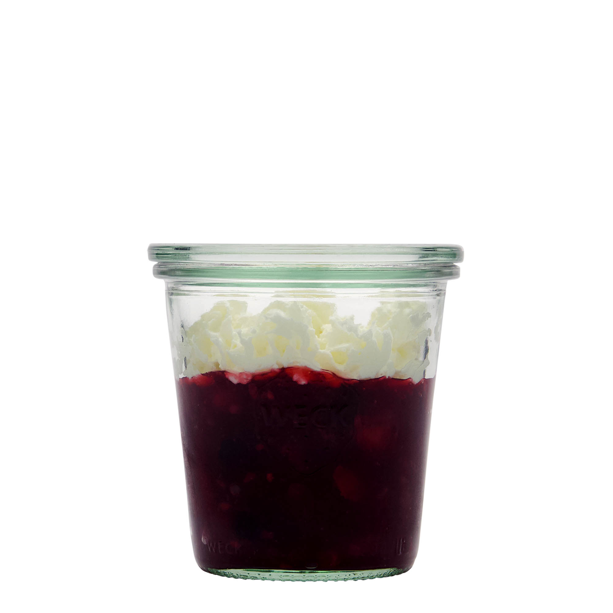 290 ml barattolo WECK a bocca larga, bordo arrotondato 290 ml barattolo WECK a bocca larga, bordo arrotondato