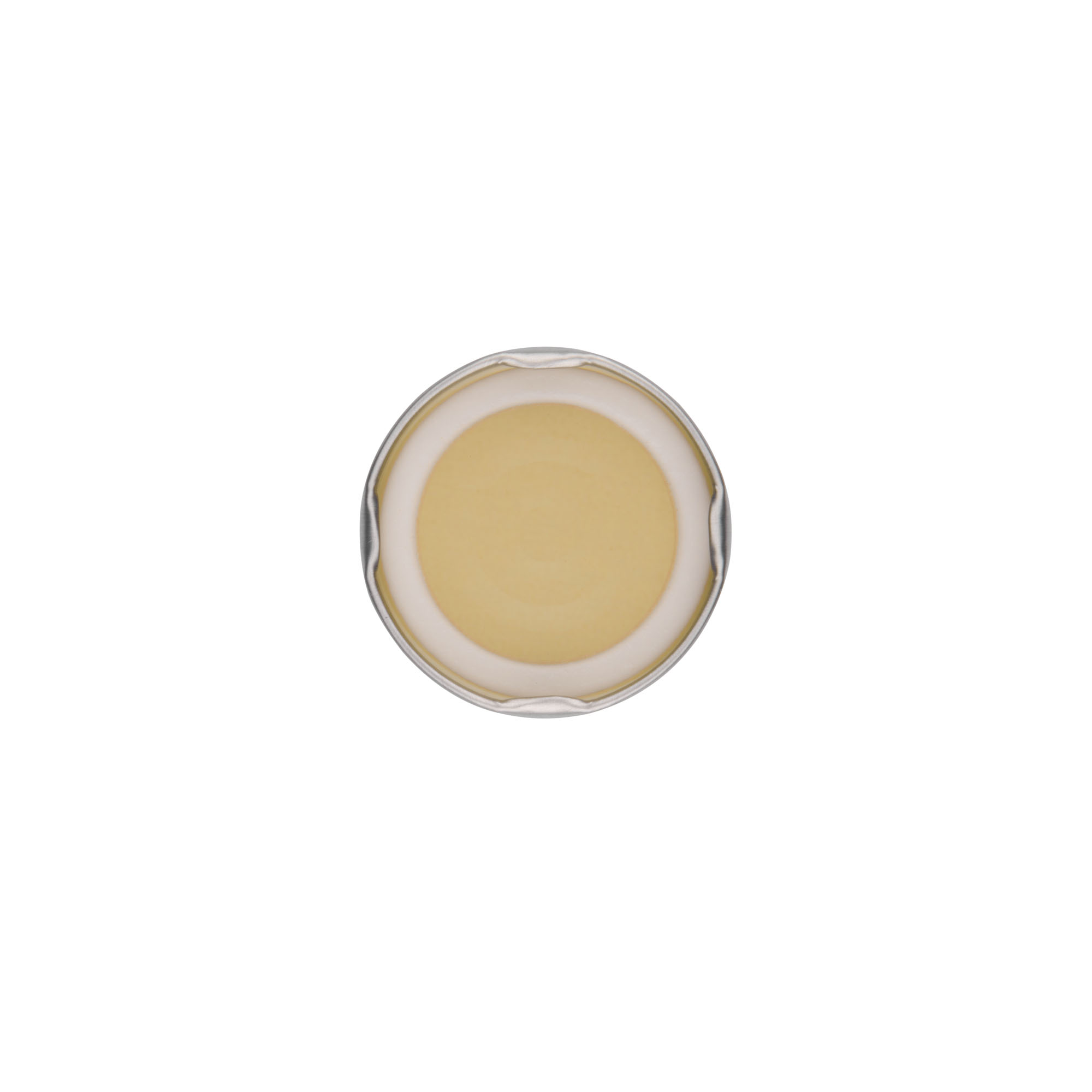 Tappo Twist-Off, lamiera bianca, argento, per bocca: TO 48 Tappo Twist-Off, lamiera bianca, argento, per bocca: TO 48